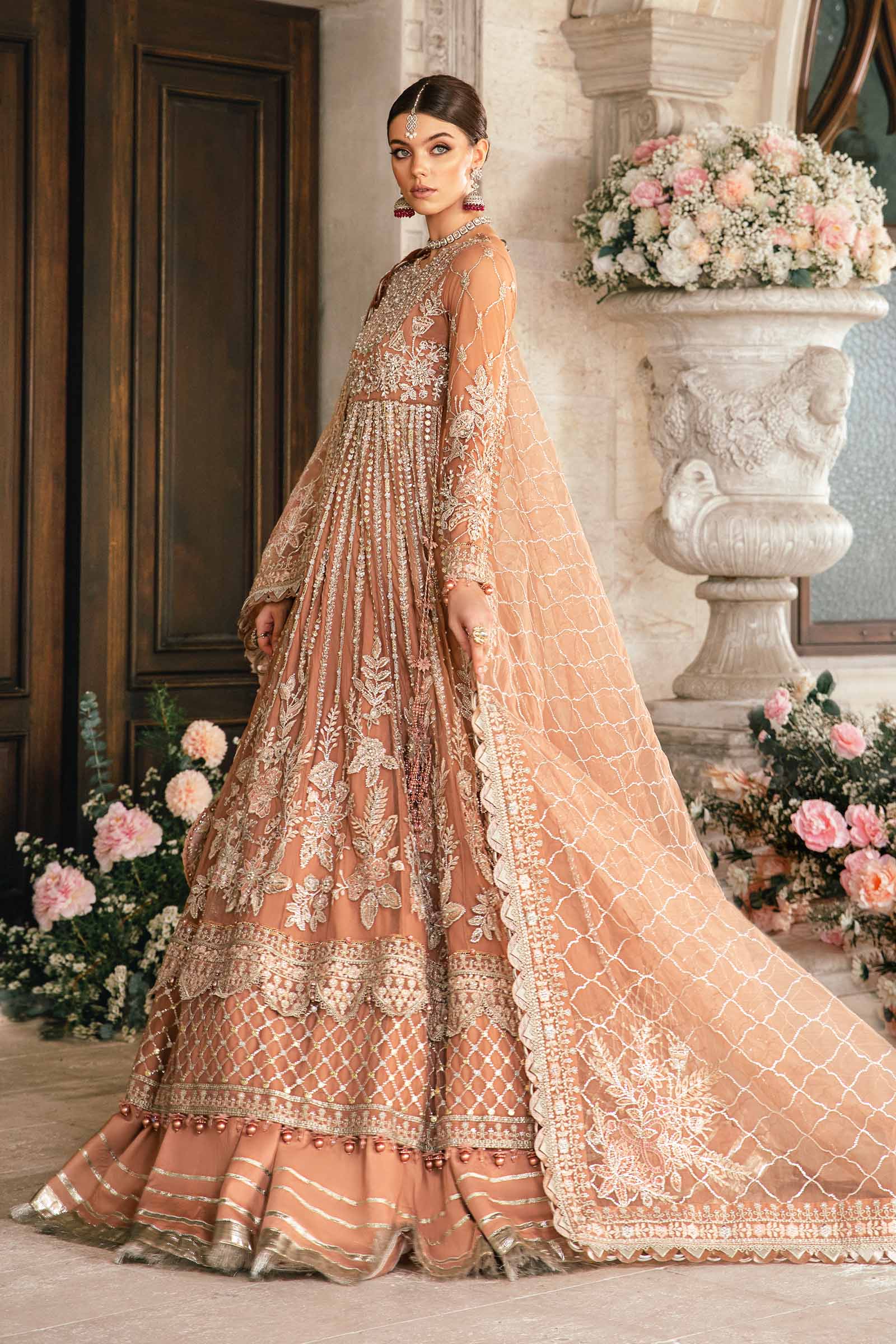 3 Piece Unstitched Embroidered Suit | BD-2804 - Image 12
