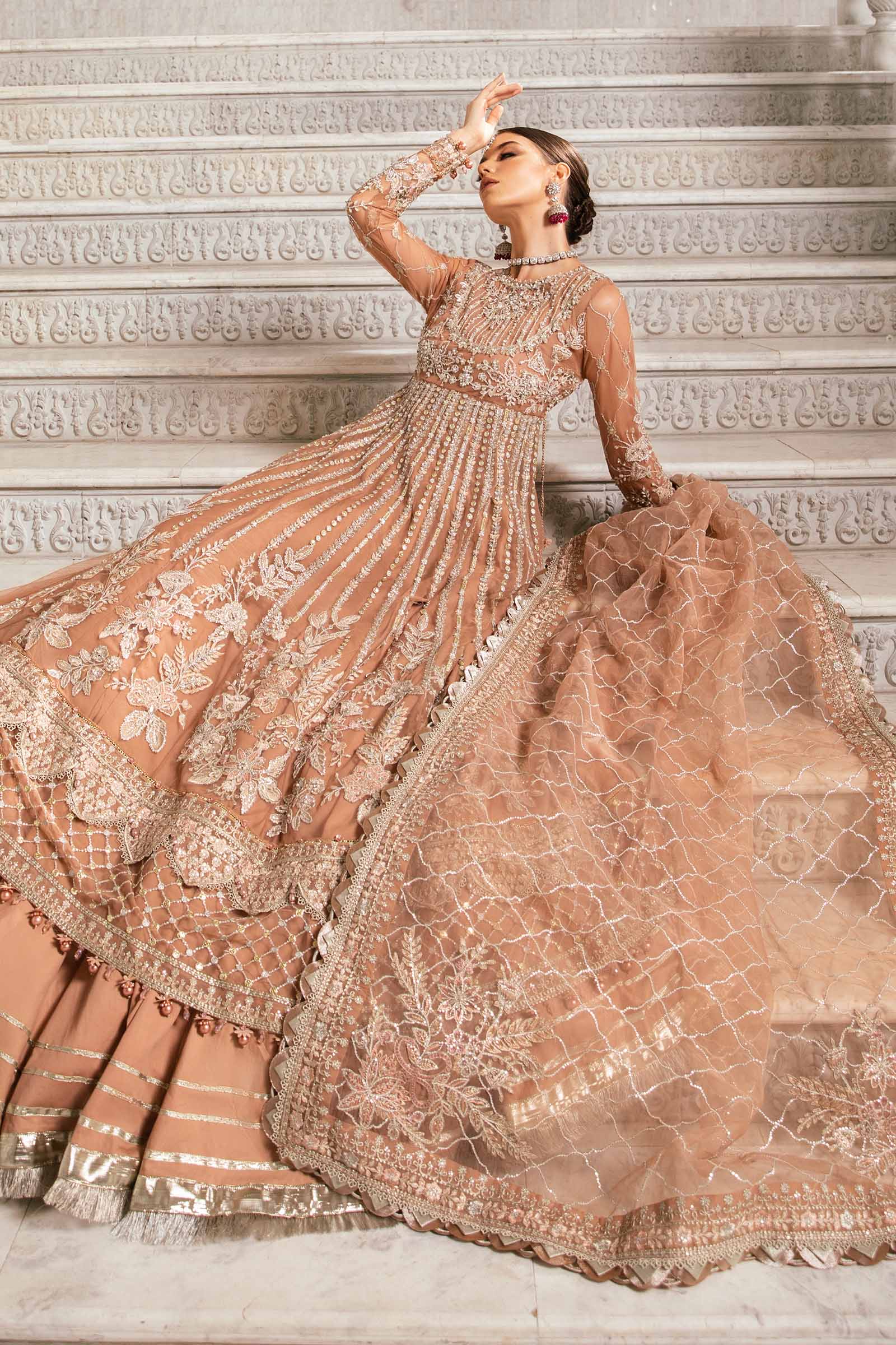 3 Piece Unstitched Embroidered Suit | BD-2804 - Image 5