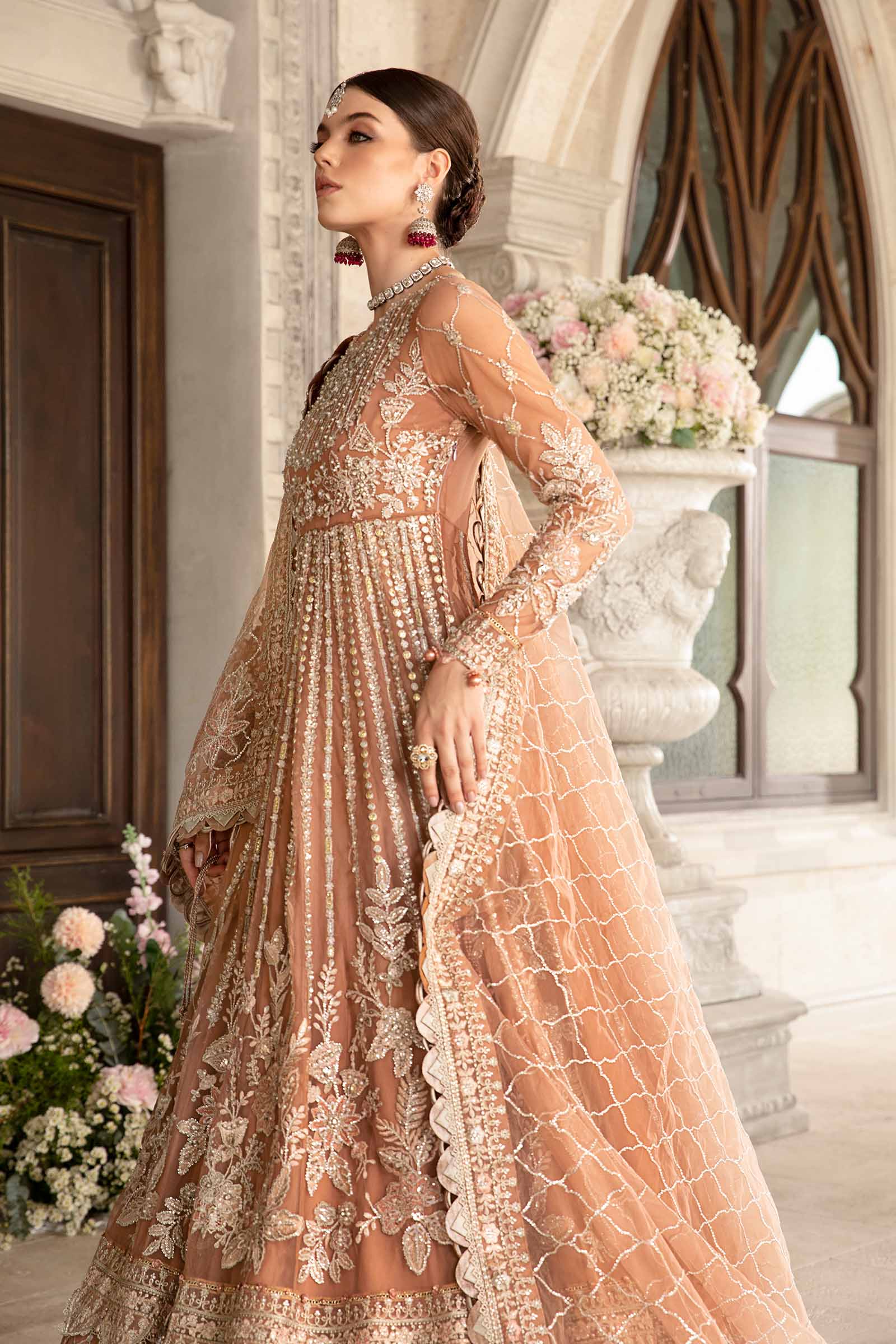 3 Piece Unstitched Embroidered Suit | BD-2804 - Image 6