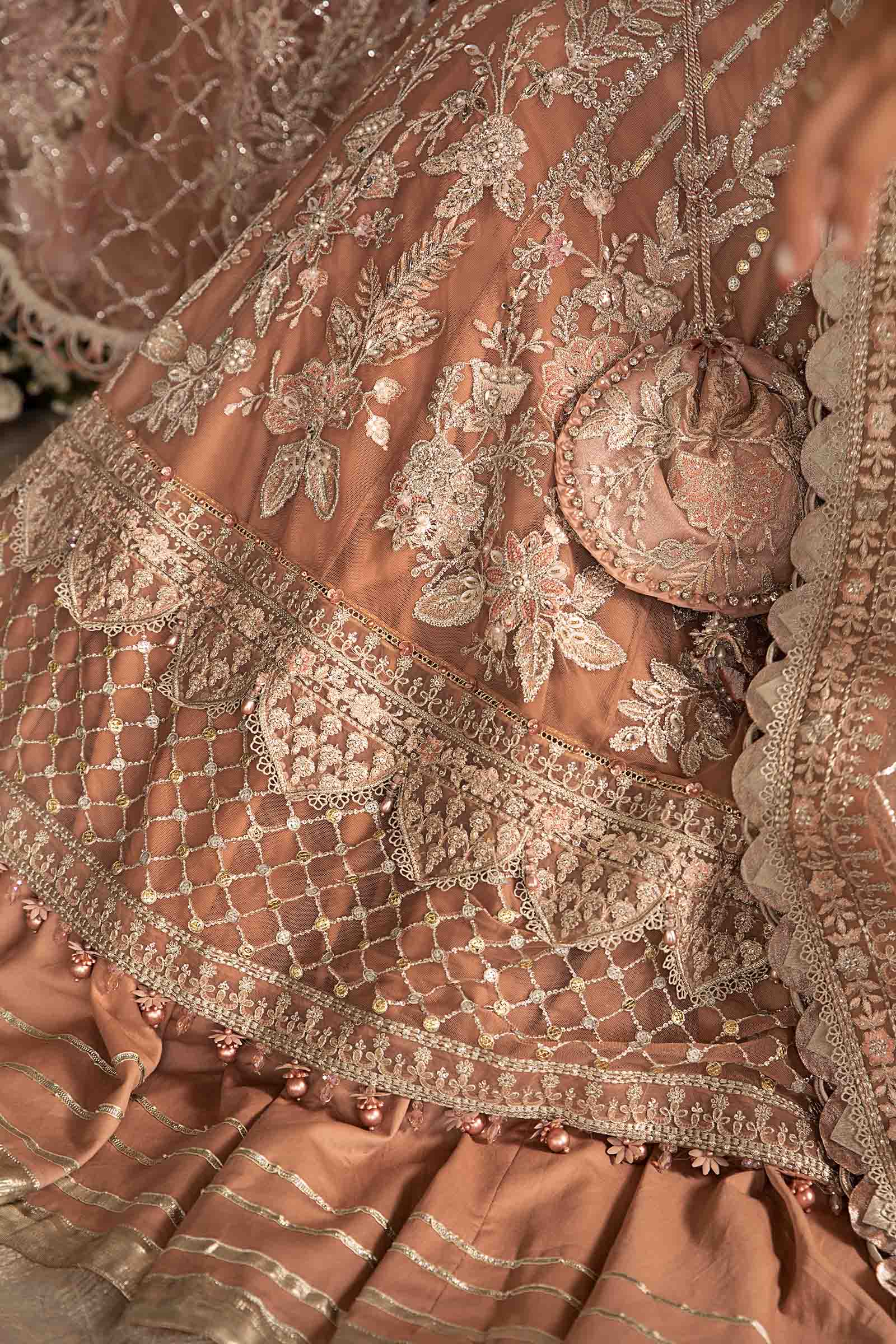 3 Piece Unstitched Embroidered Suit | BD-2804 - Image 7