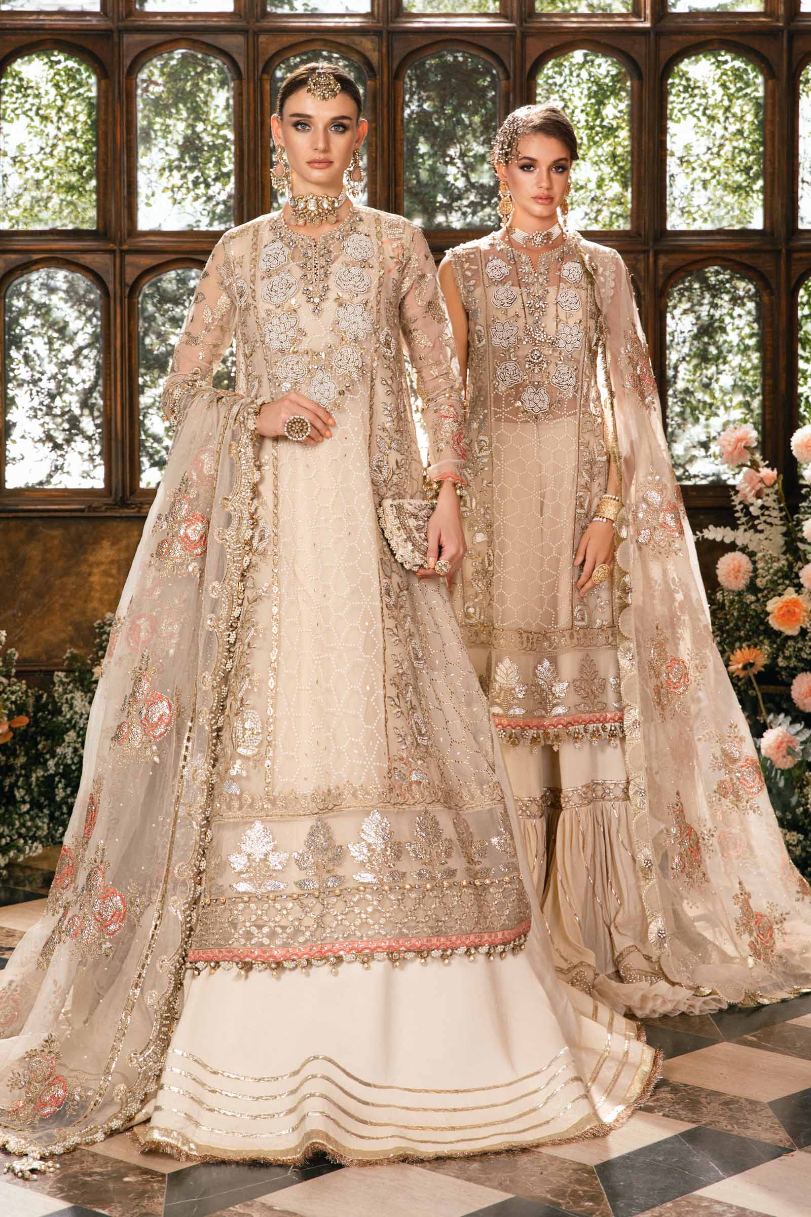 3 Piece Unstitched Embroidered Suit | BD-2805 - Image 2