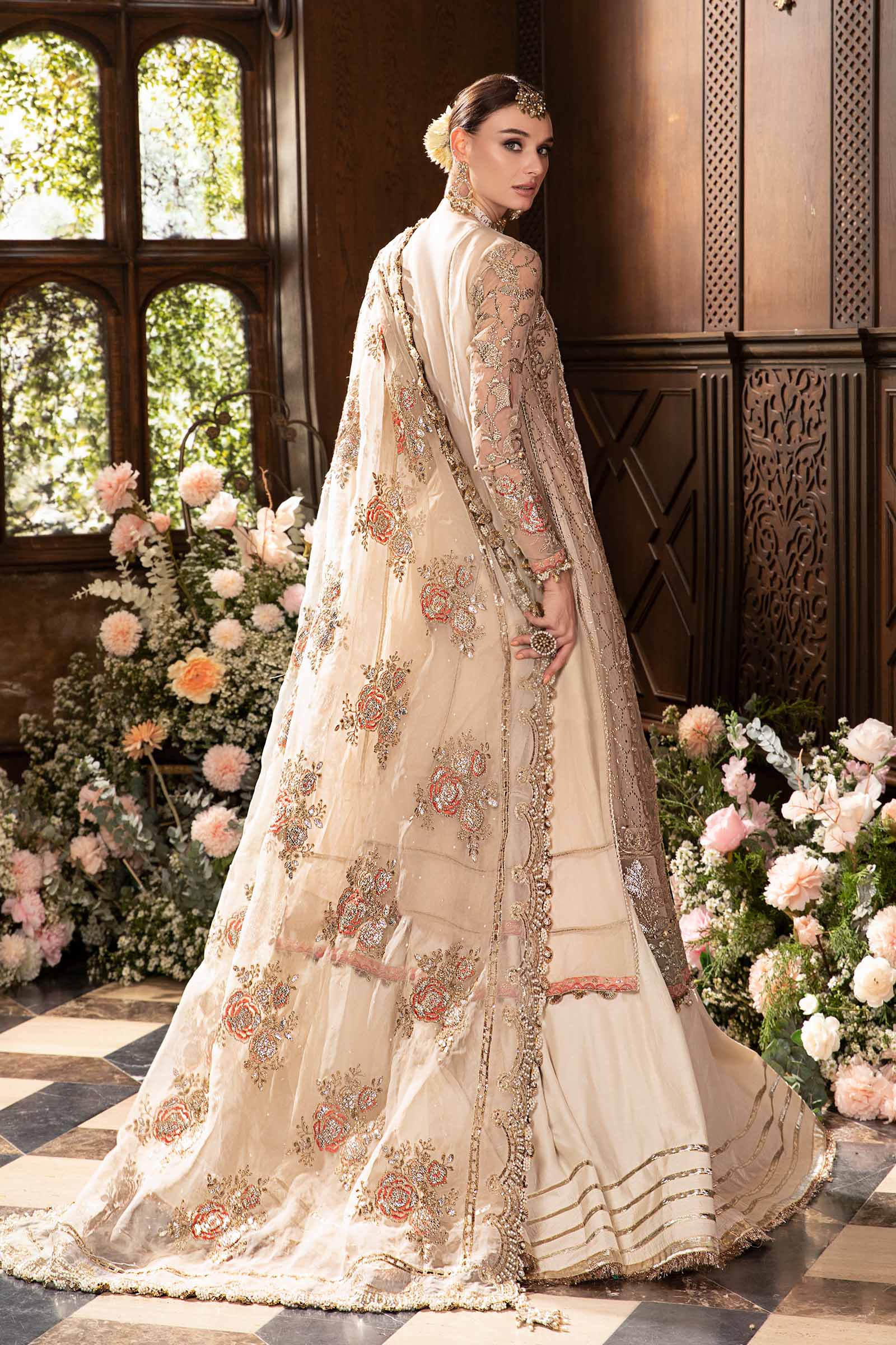 3 Piece Unstitched Embroidered Suit | BD-2805 - Image 6