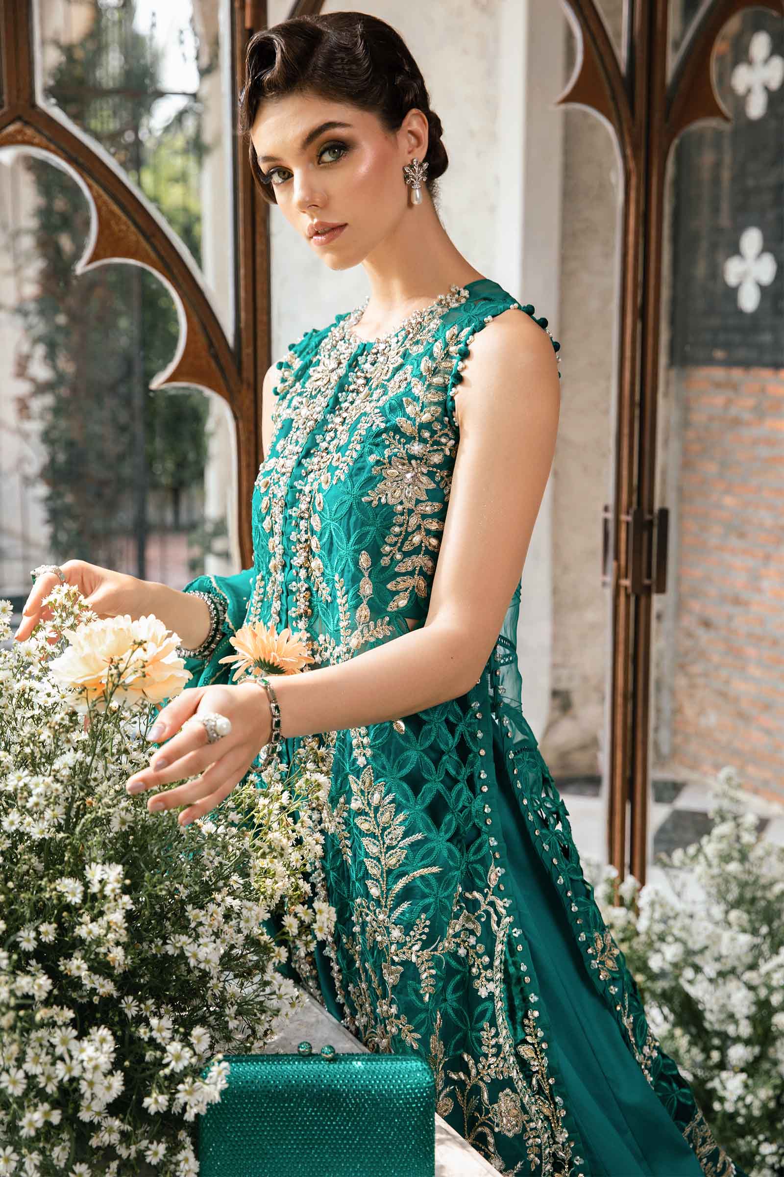 3 Piece Unstitched Embroidered Suit | BD-2806 - Image 5