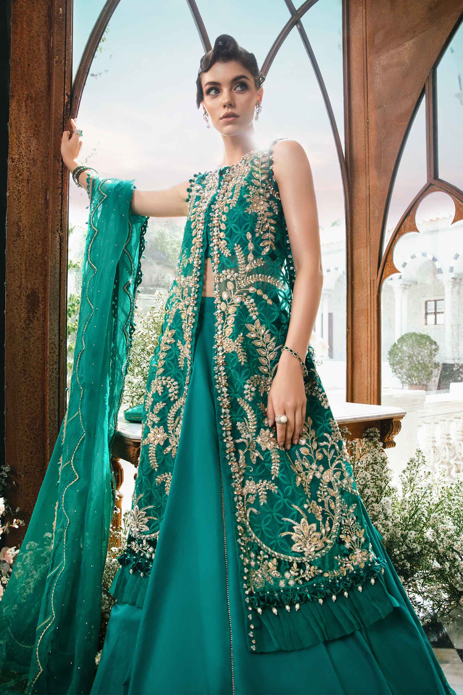 3 Piece Unstitched Embroidered Suit | BD-2806 - Image 6
