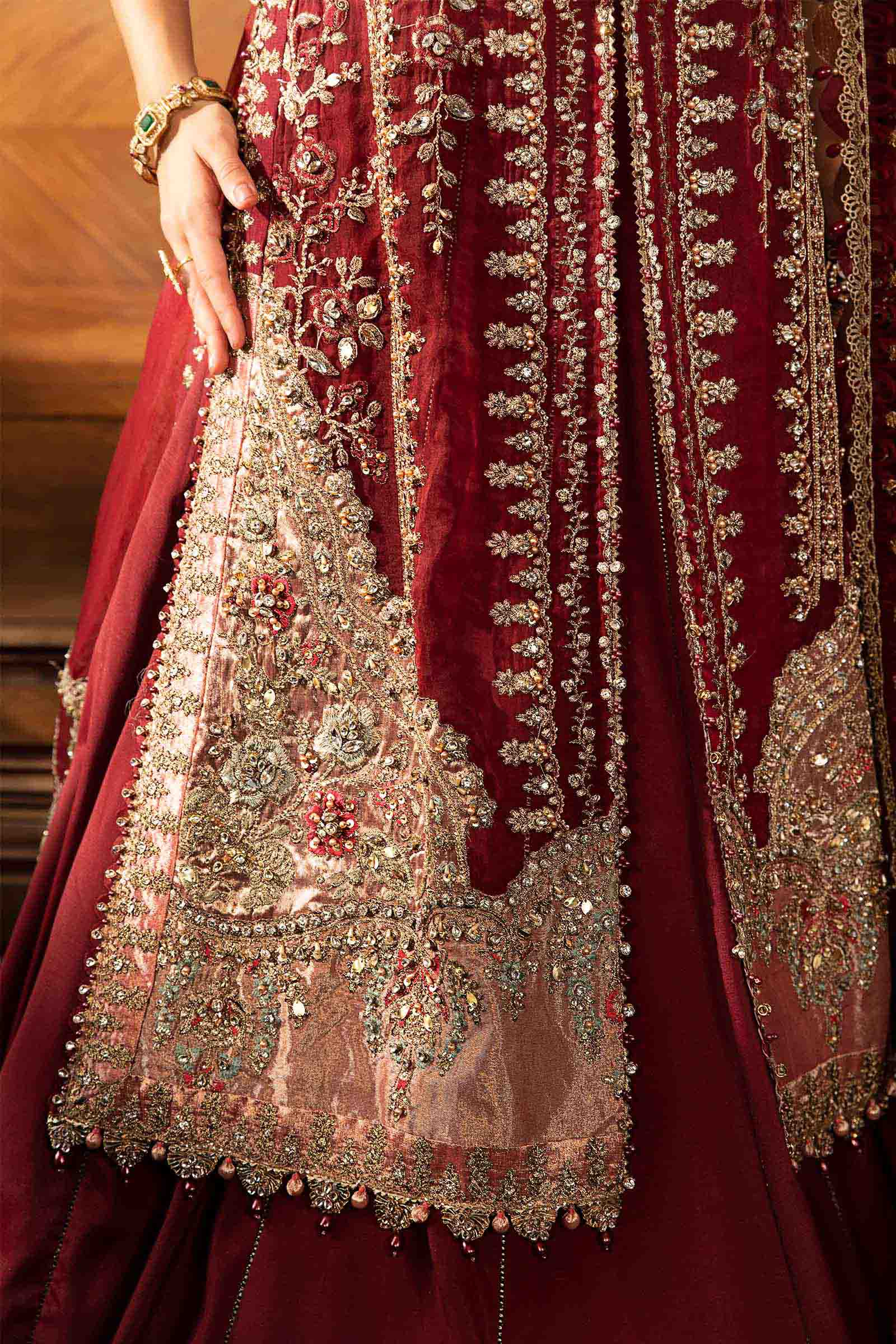 3 Piece Unstitched Embroidered Suit | BD-2807 - Image 8