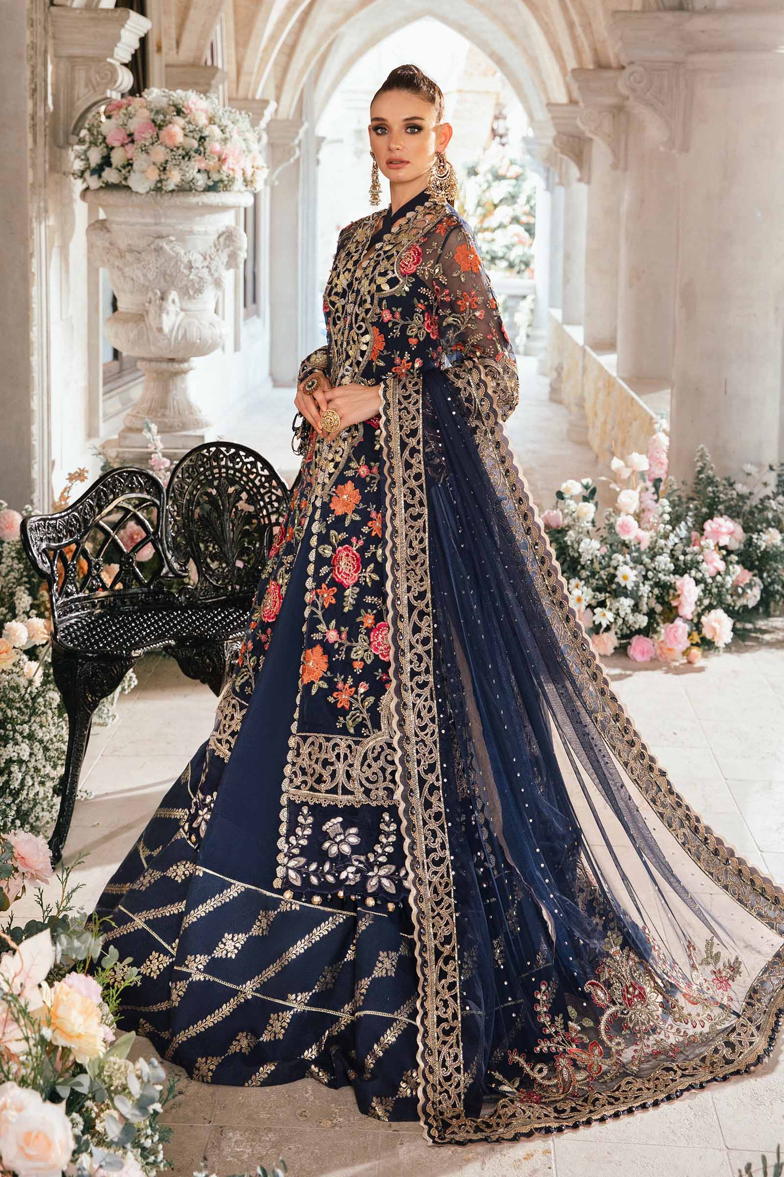3 Piece Unstitched Embroidered Suit | BD-2808 - Image 4