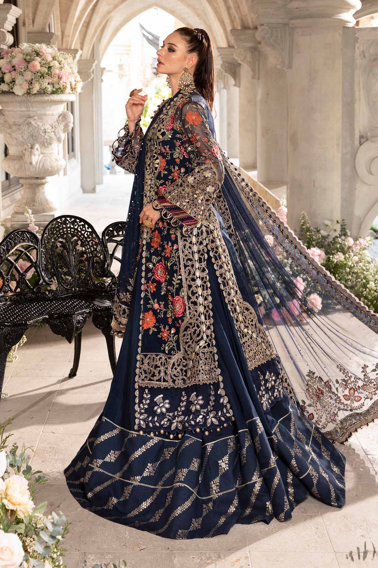 3 Piece Unstitched Embroidered Suit | BD-2808 - Image 5