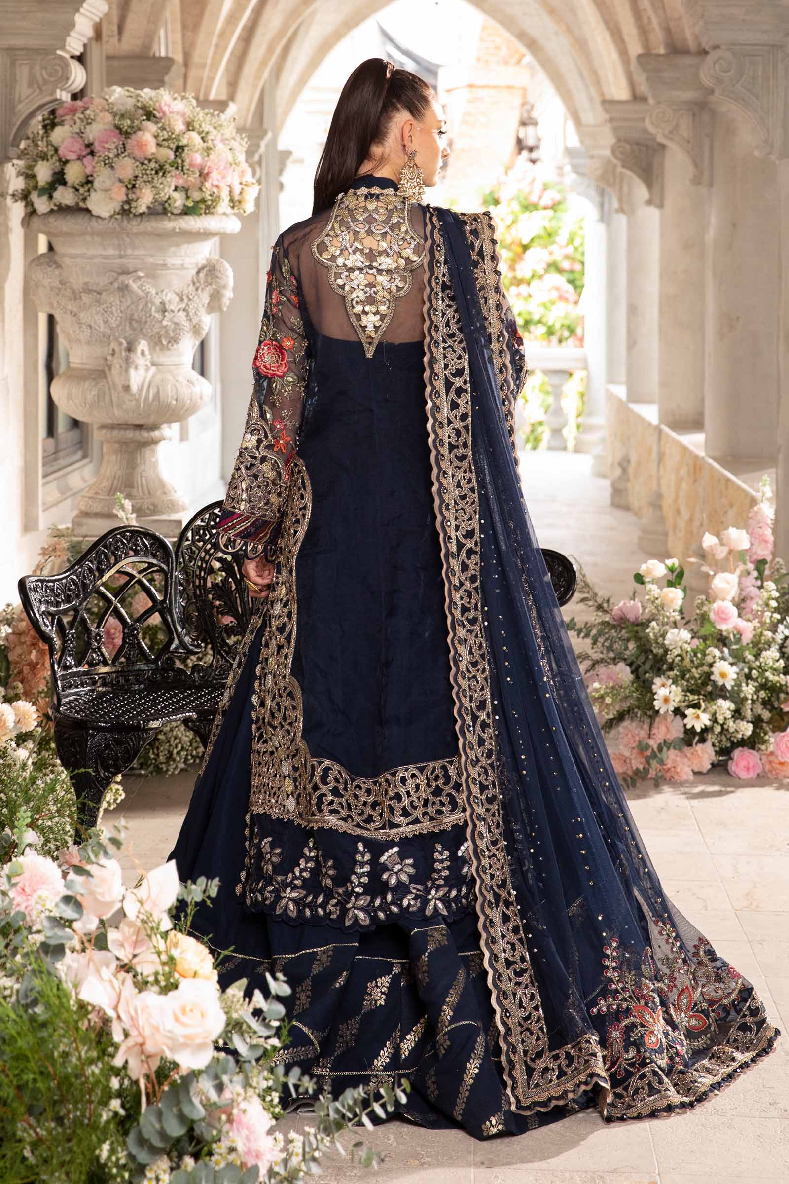 3 Piece Unstitched Embroidered Suit | BD-2808 - Image 6