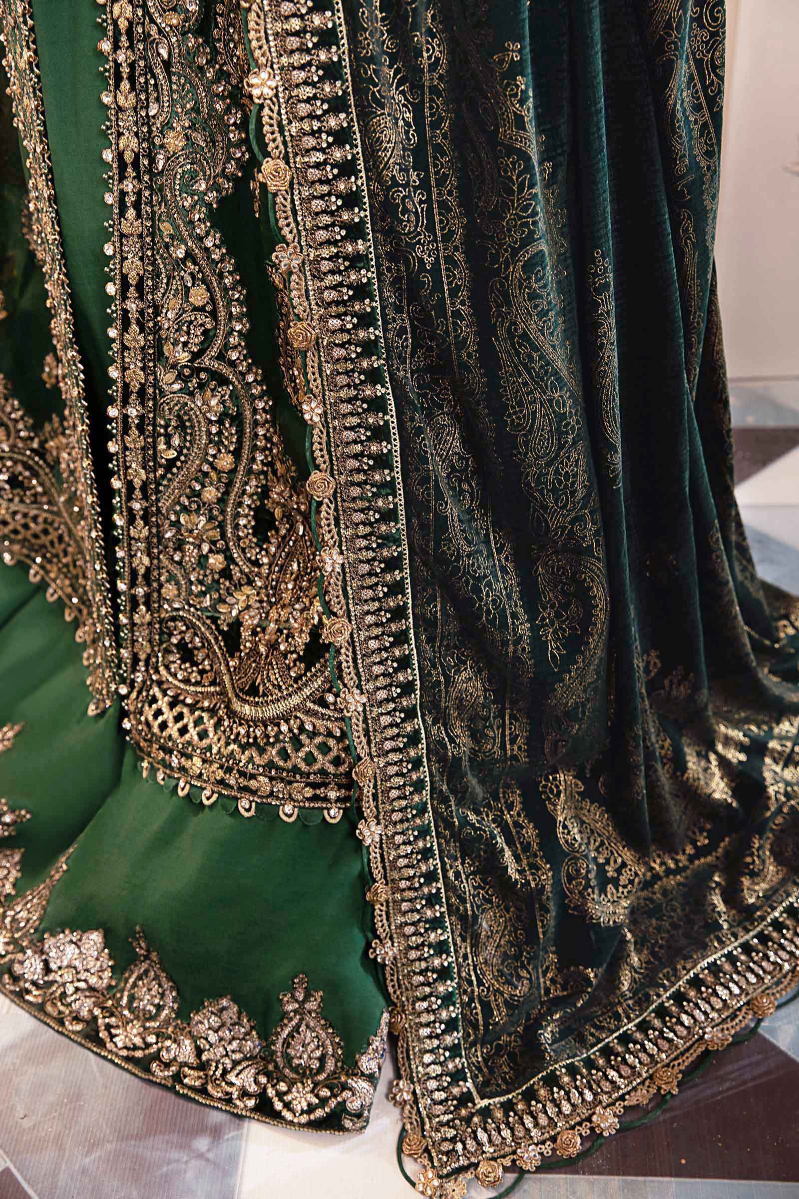 3 Piece Unstitched Embroidered Organza Suit | BD-2904 - Image 7