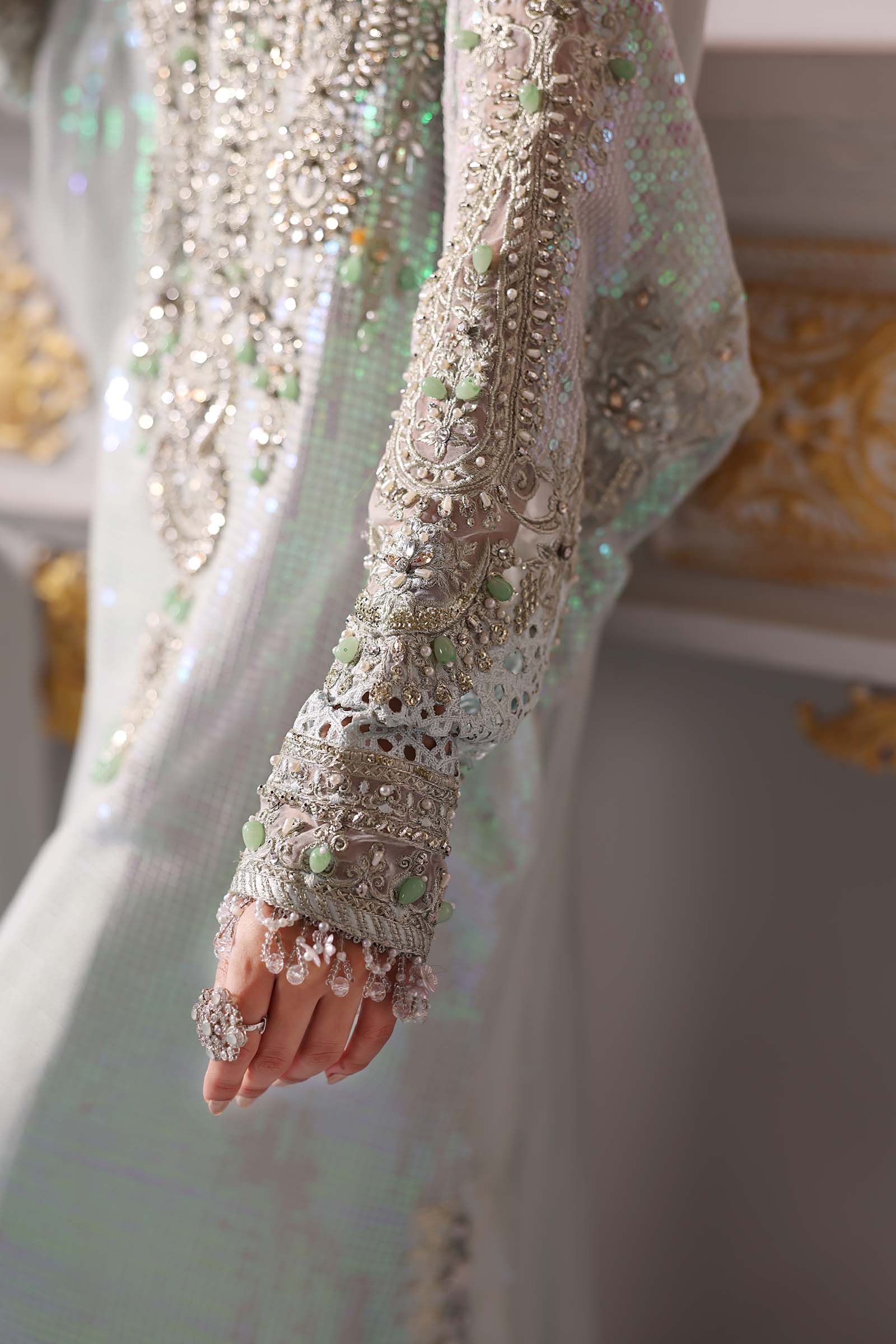 3 Piece Unstitched Embroidered Chiffon Suit | BD-3005 - Image 17