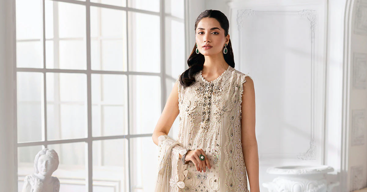 3 Piece Unstitched Embroidered Chiffon Suit | BD-3007 - Image 17