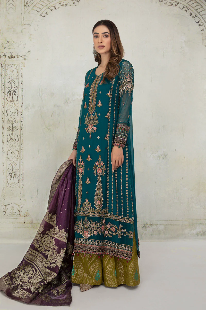 Suit Teal Blue BDS-2202 - Image 2