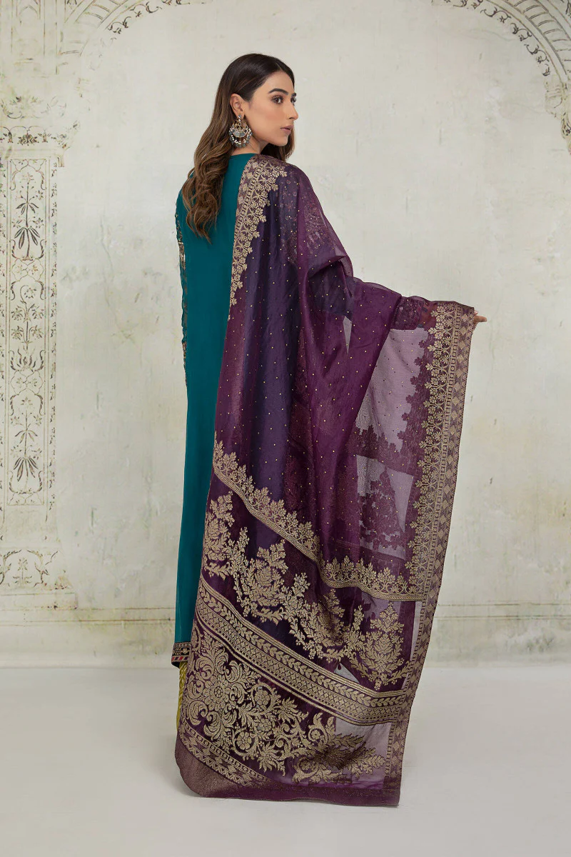 Suit Teal Blue BDS-2202 - Image 3