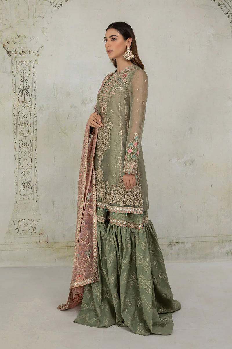 Suit Pistachio Green BDS-2205 - Image 2