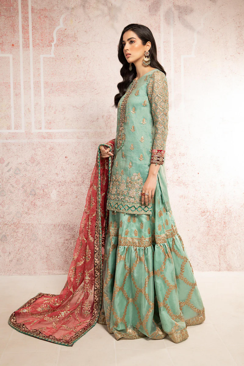 Suit Coral in Sea green BDS-2303 - Image 2