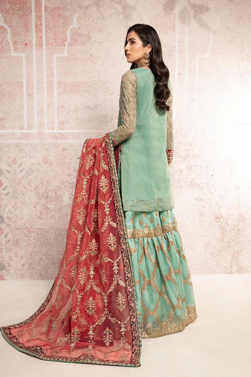 Suit Coral in Sea green BDS-2303 - Image 3