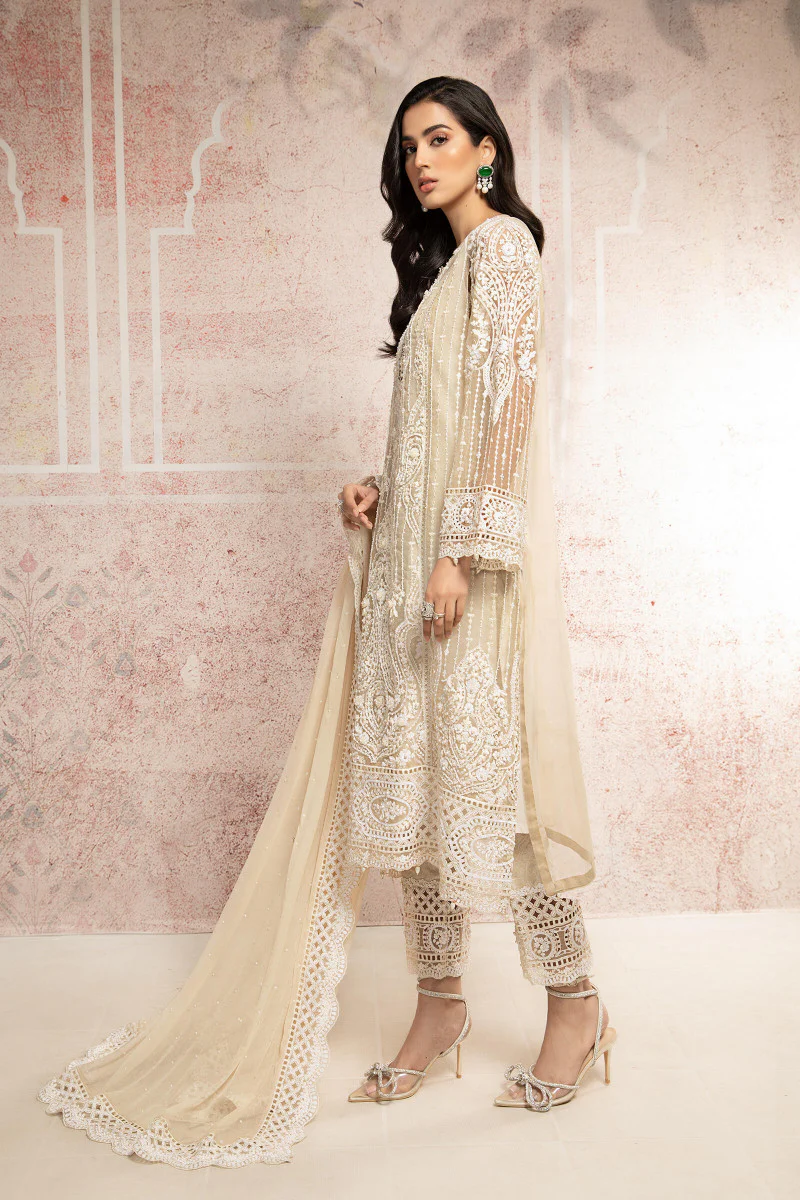 Suit Pearl White BDS-2304 - Image 2