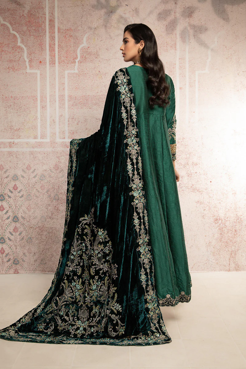 Suit Teal and Warm green BDS-2307 - Image 3