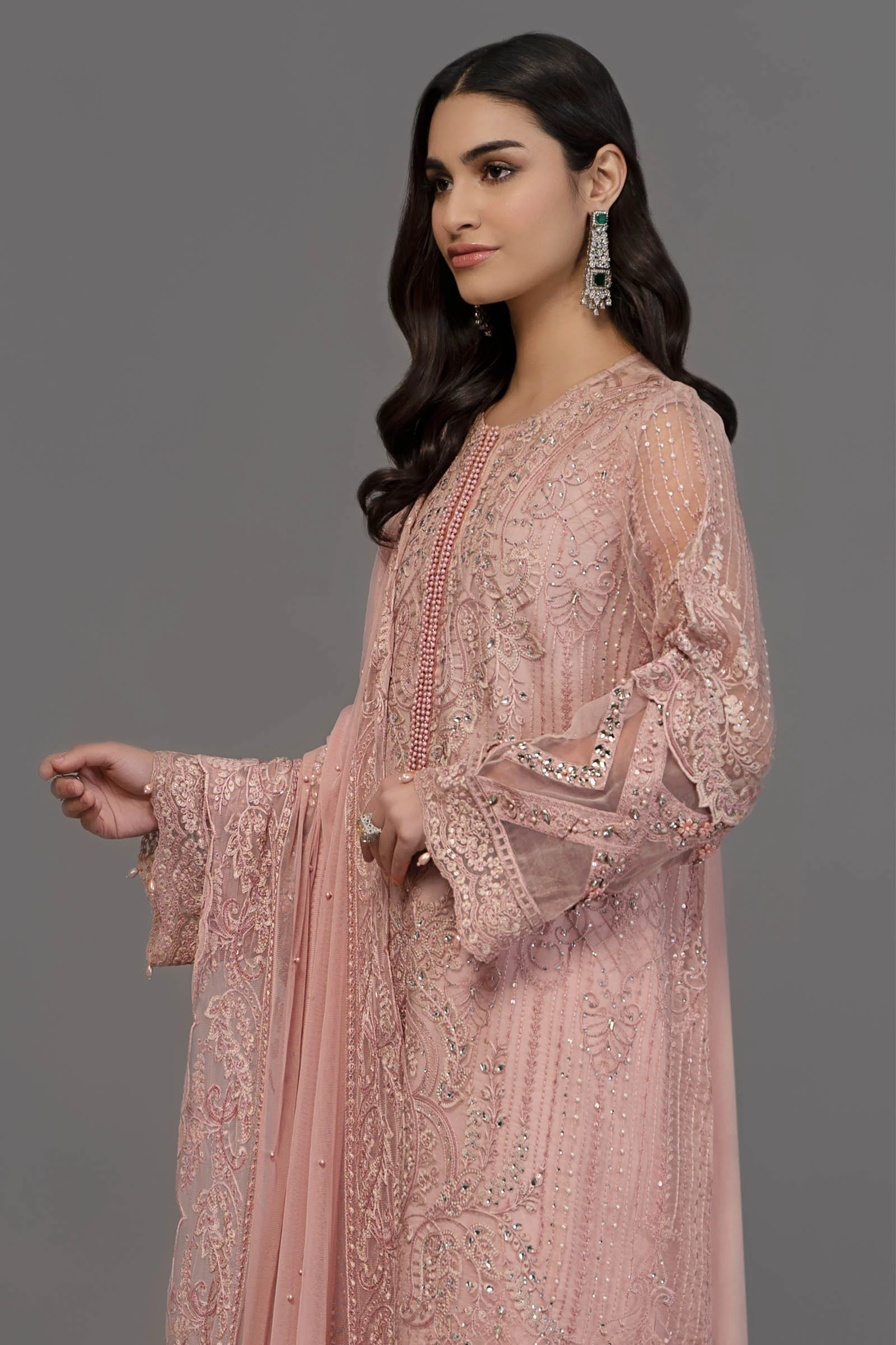 Suit Ash Pink BDS-2505 - Image 2