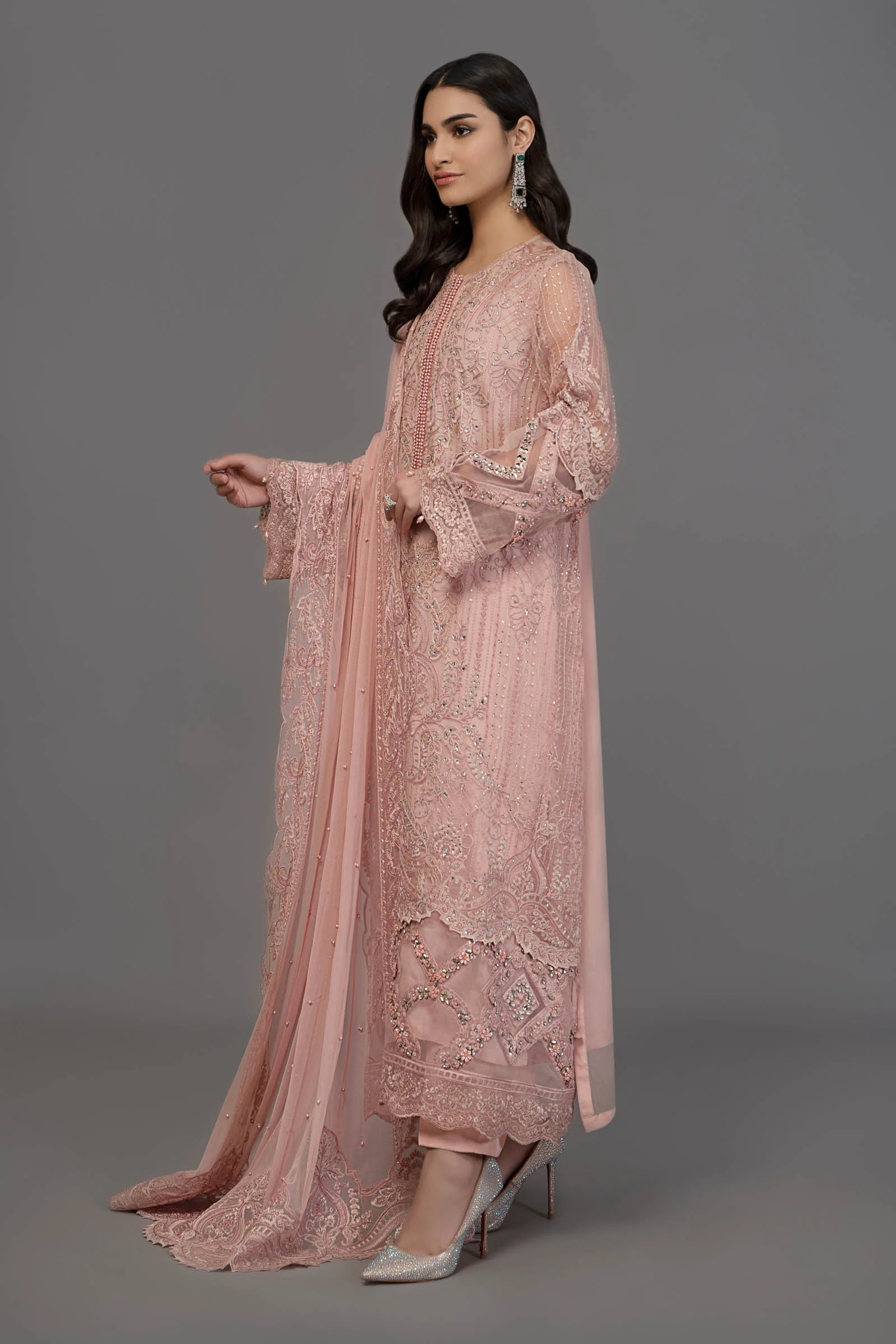 Suit Ash Pink BDS-2505 - Image 4