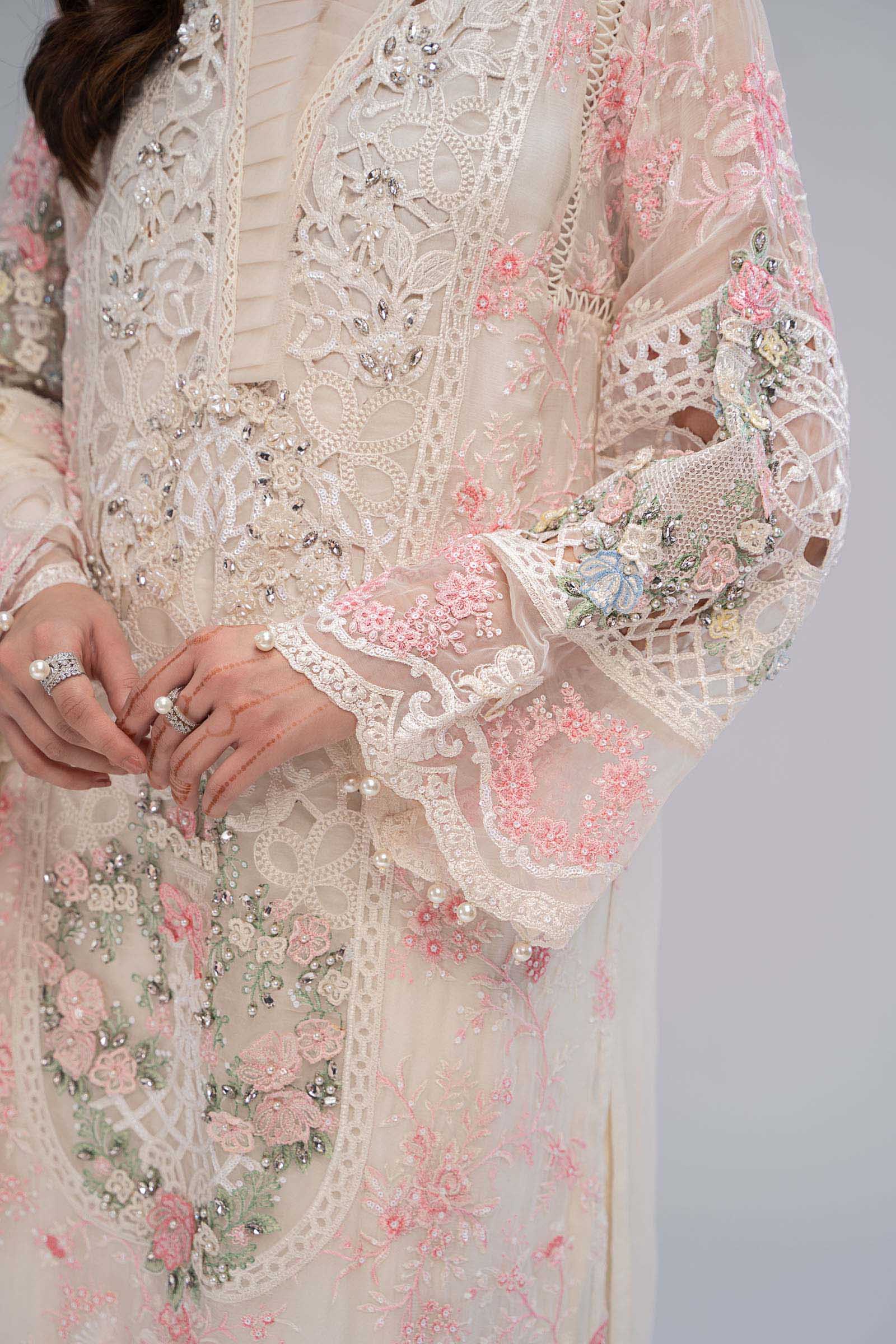 Suit Off White and Pastels BDS-2604 - Image 3