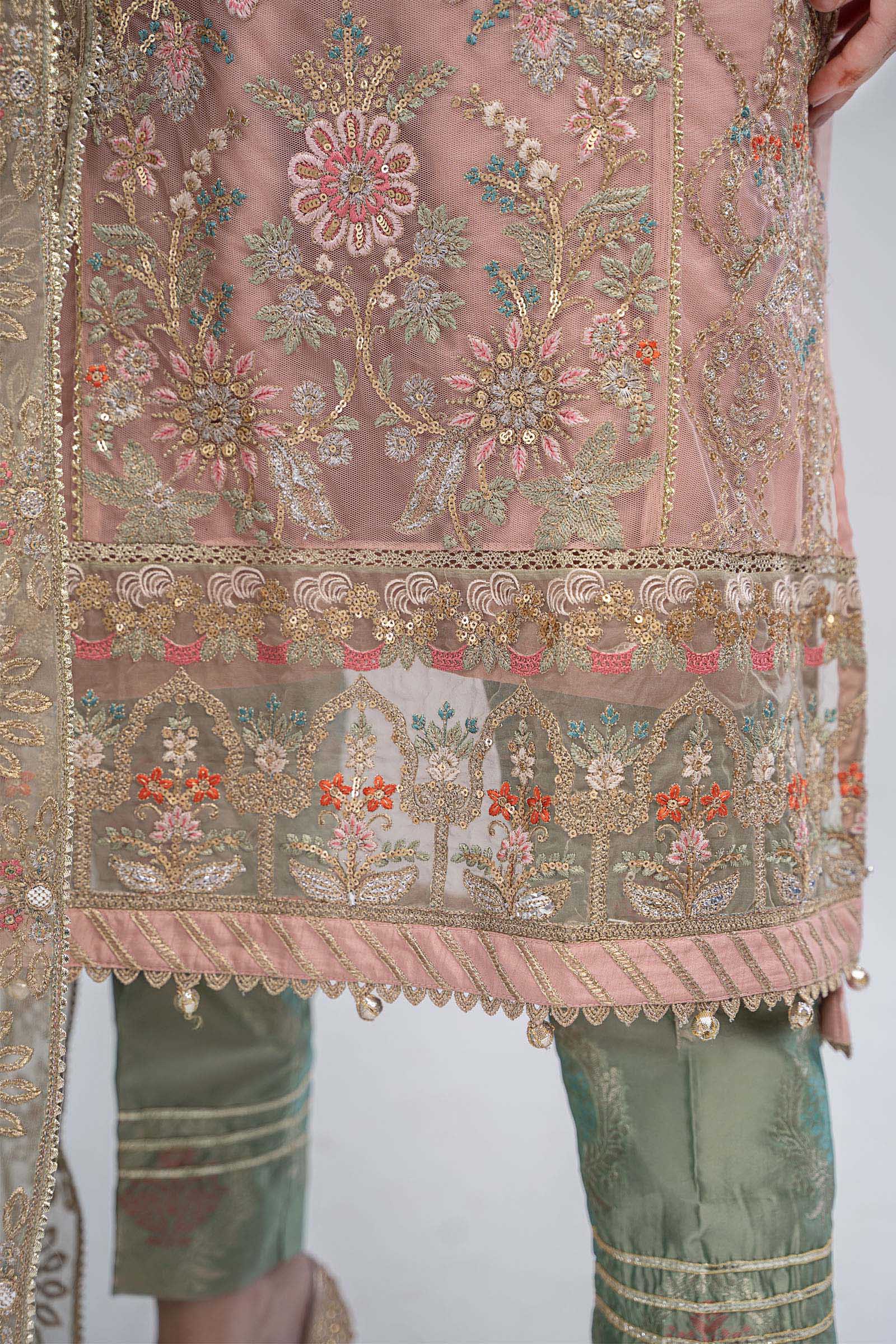 Suit Pink and Sea Green BDS-2607 - Image 4