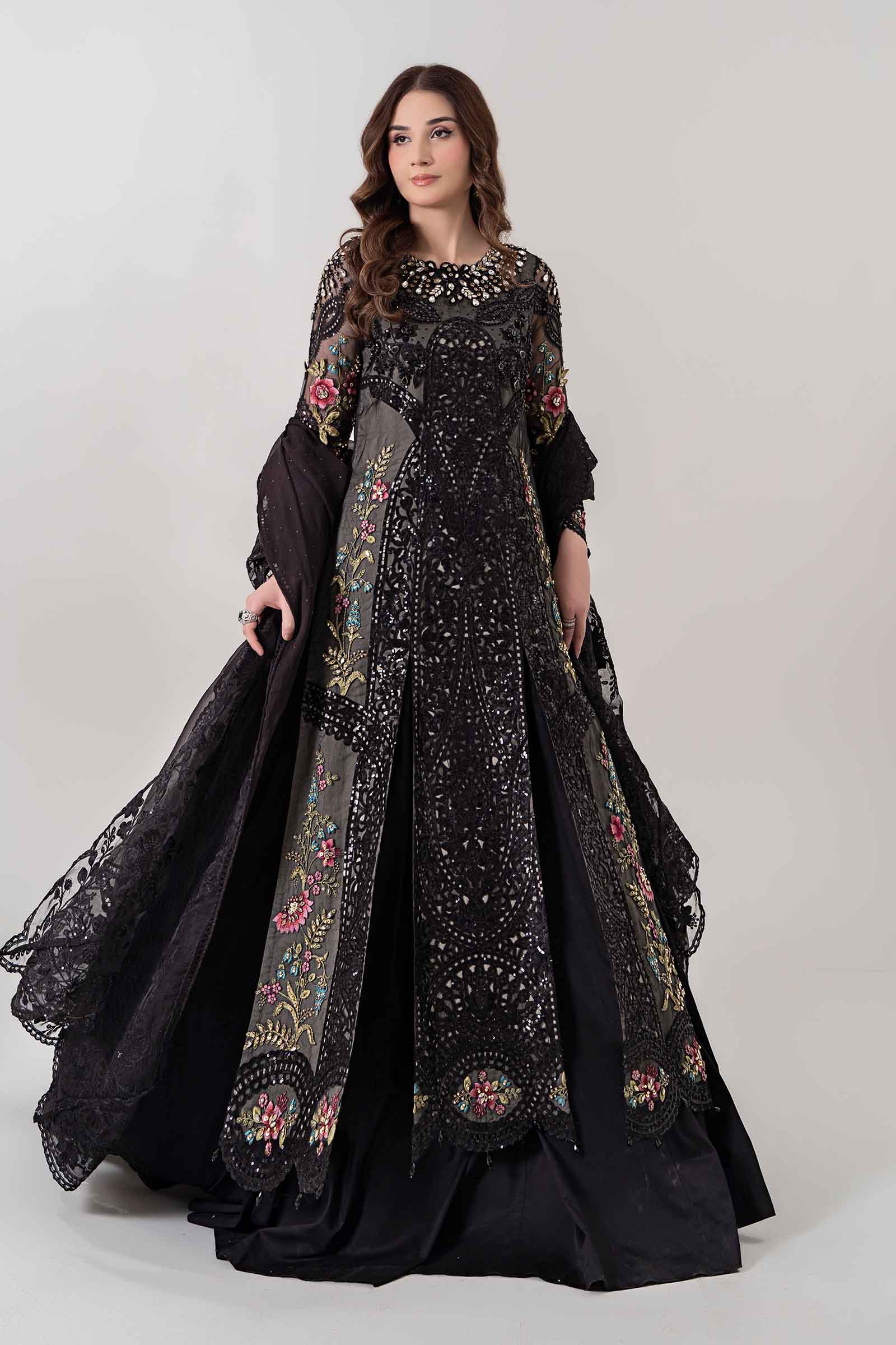 3 Piece Embroidered Organza Suit | BDS-2802