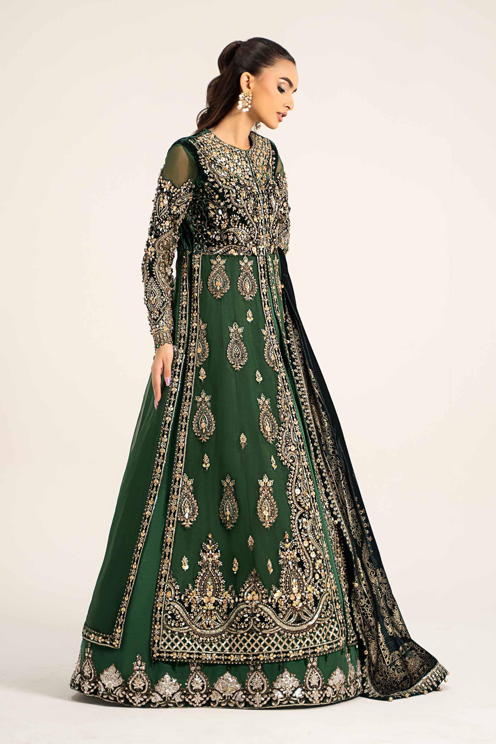 3 Piece Embroidered Organza Suit | BDS-2904 - Image 3