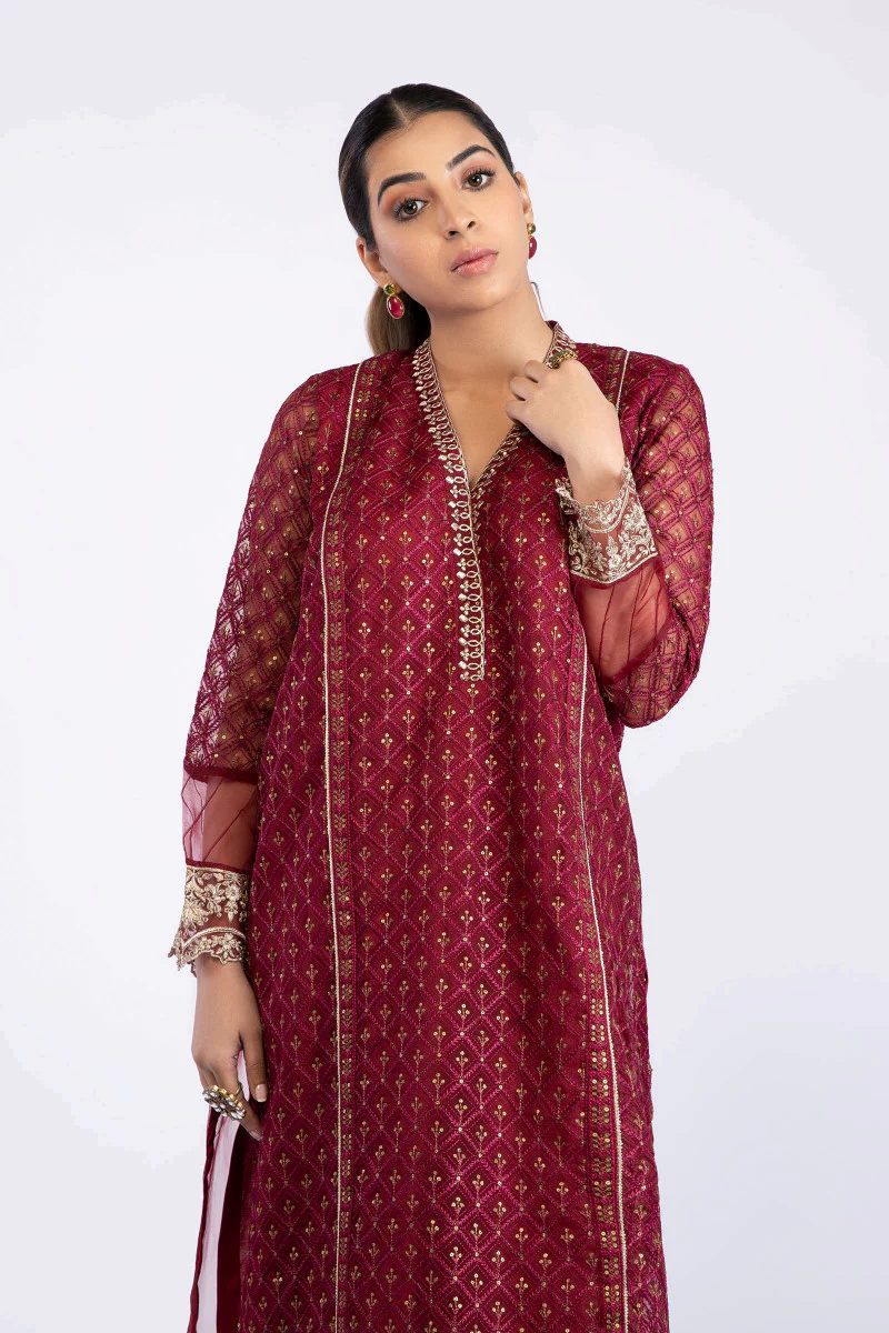 Shirt Maroon BETW22W114 - Image 2