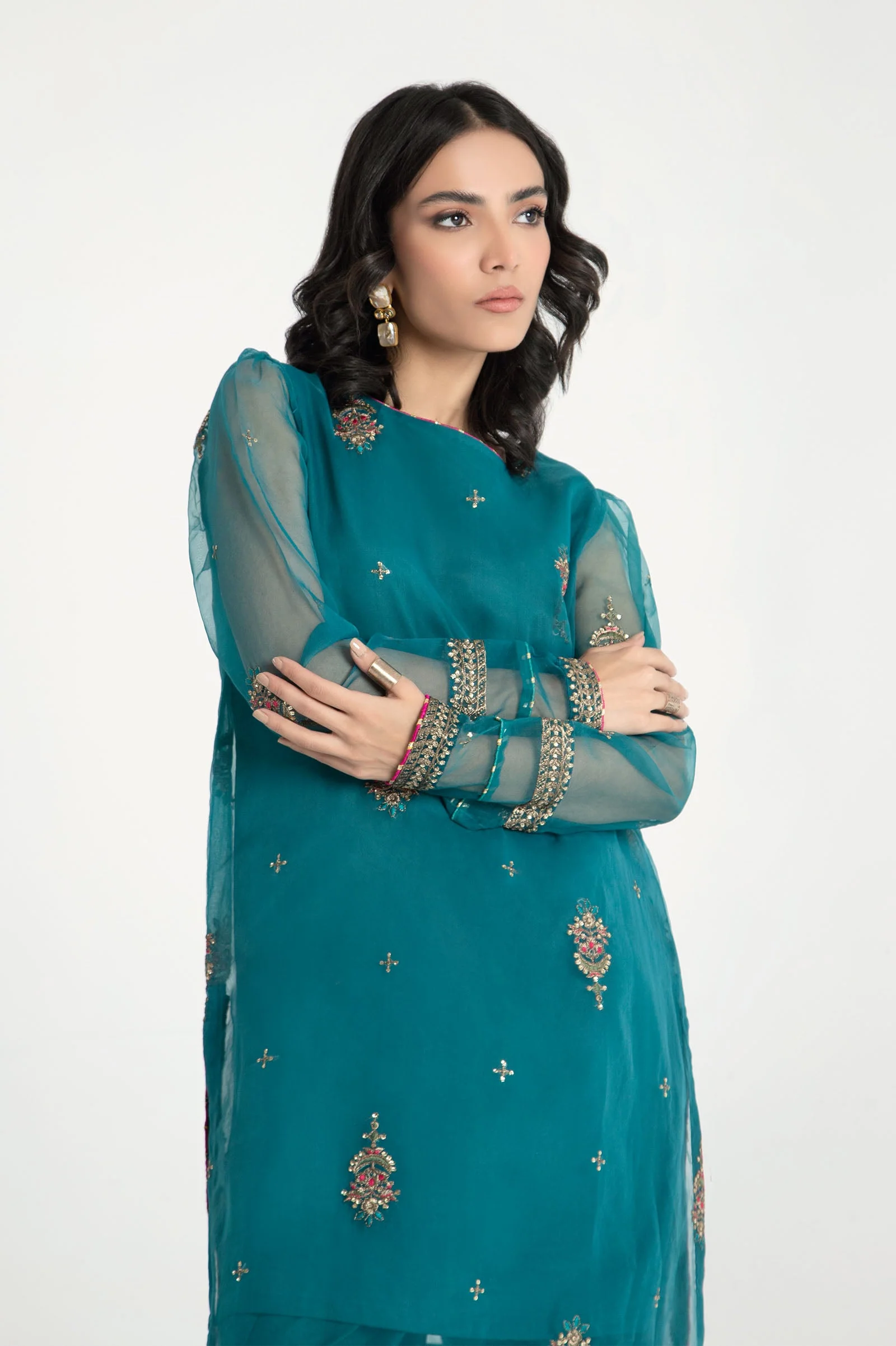 Shirt Teal blue BETW22W124 - Image 2