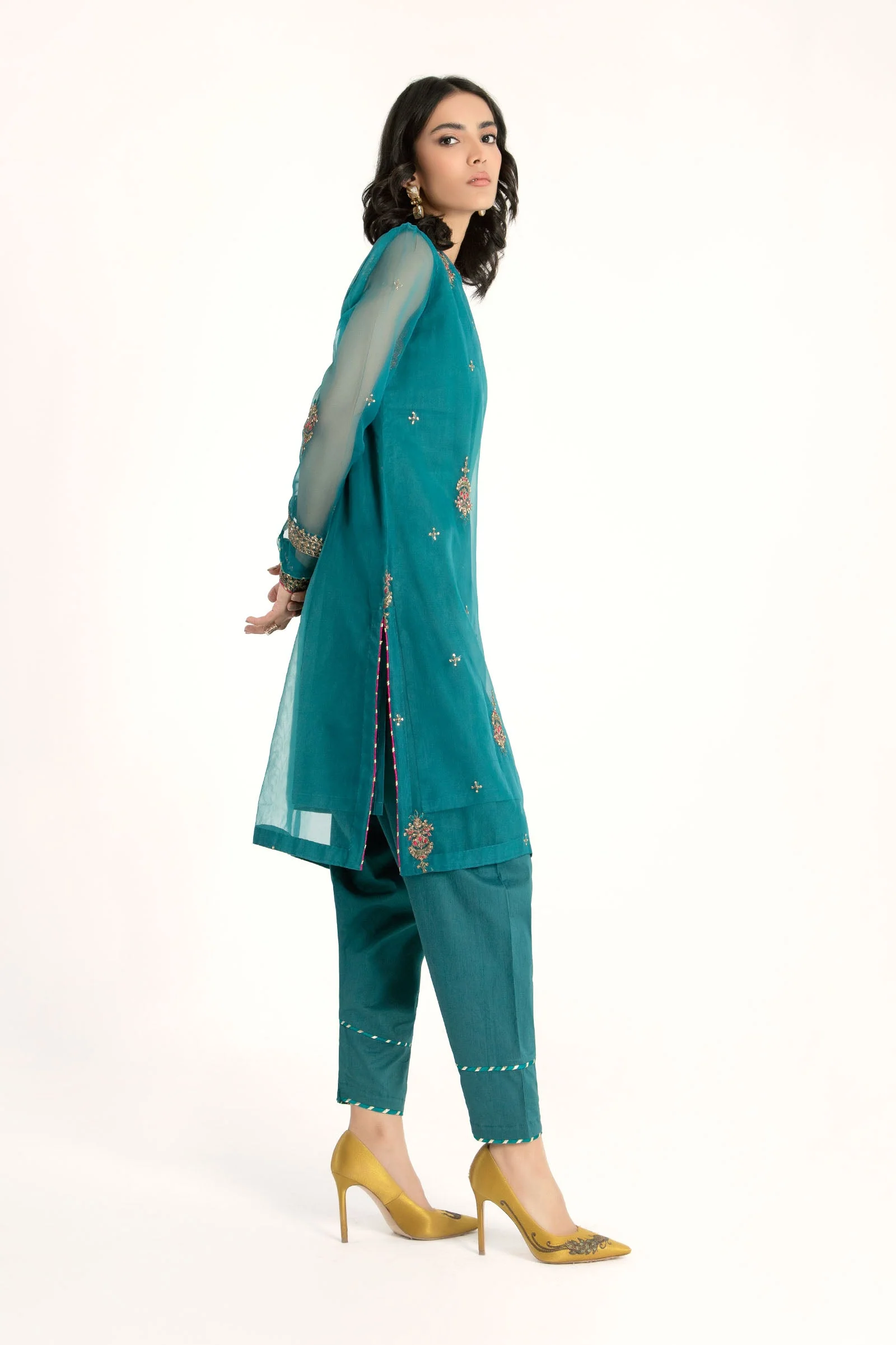 Shirt Teal blue BETW22W124 - Image 3