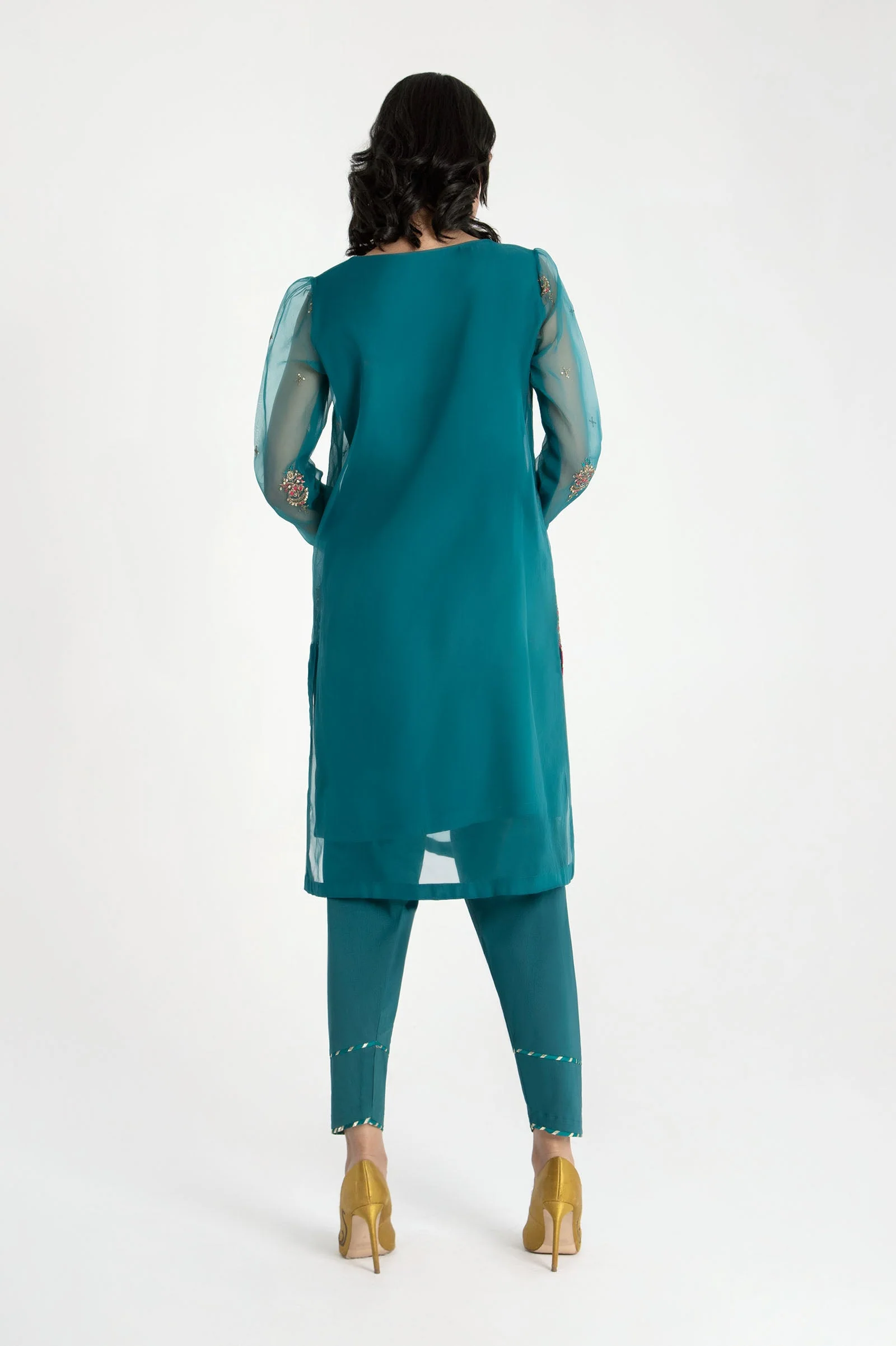 Shirt Teal blue BETW22W124 - Image 4