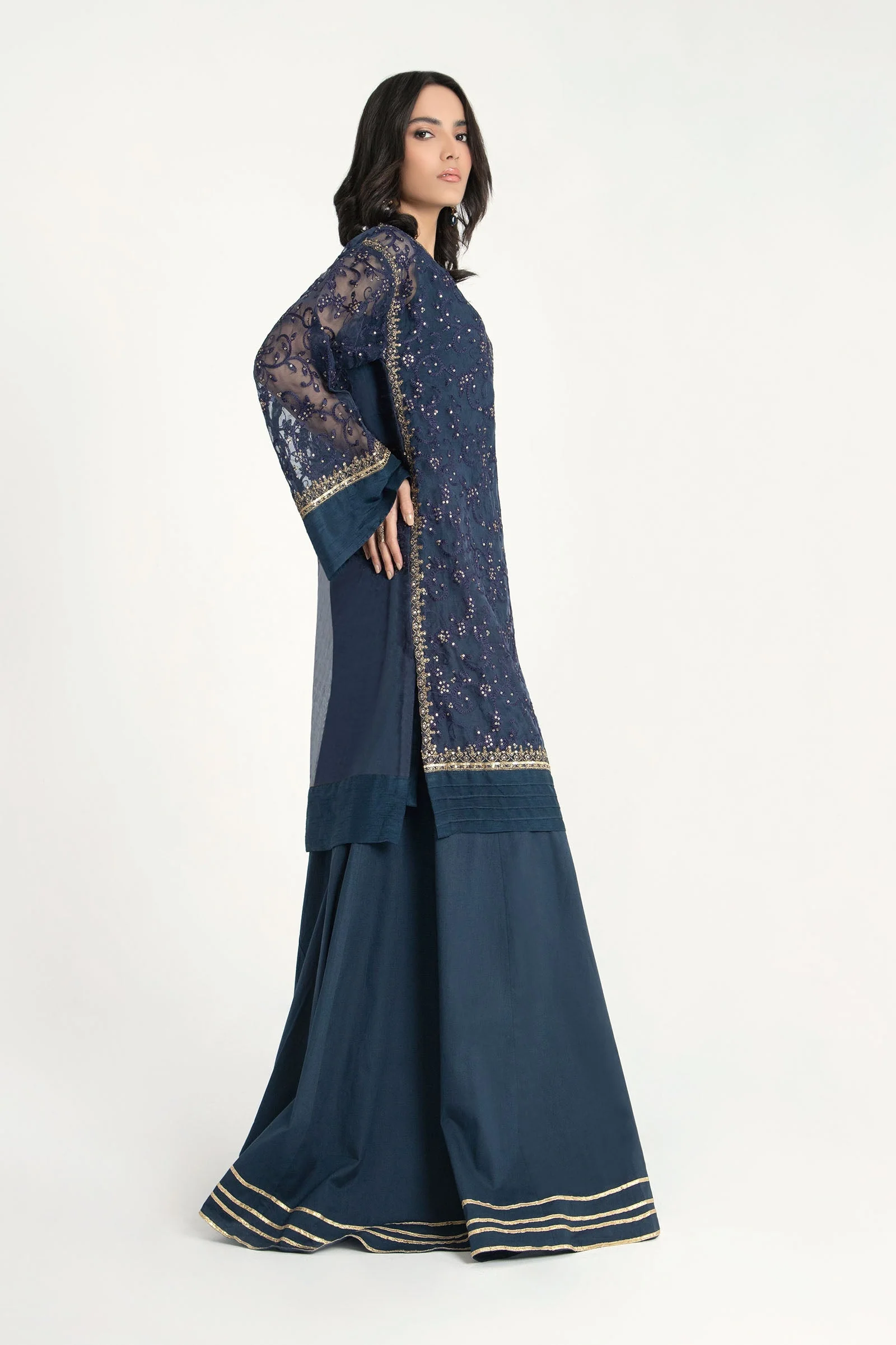 Shirt Navy Blue BETW22W125 - Image 3