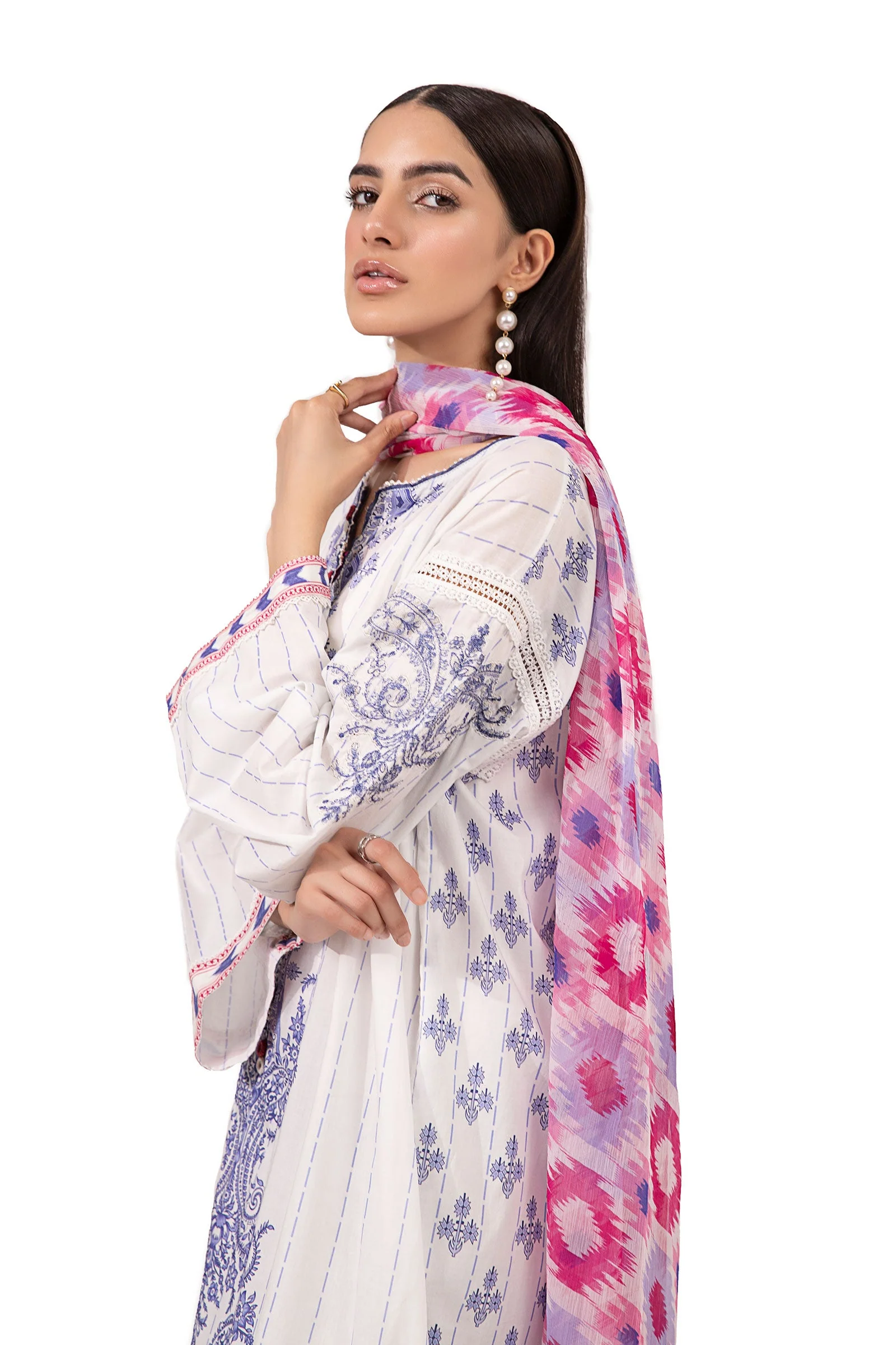 Shirt White Printed BUTW22S004 - Image 2