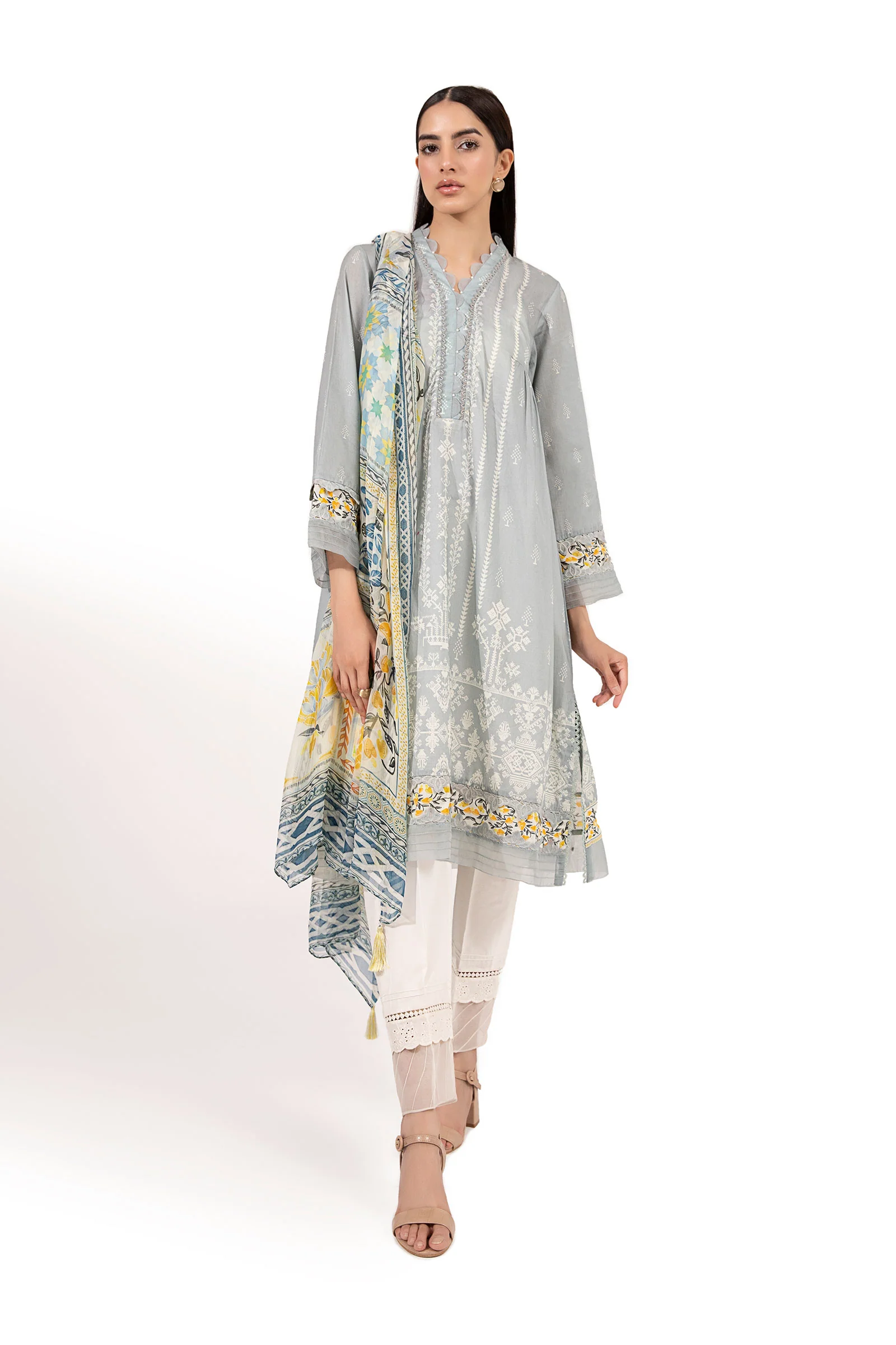 Shirt Grey Printed BUTW22S010 - Image 4