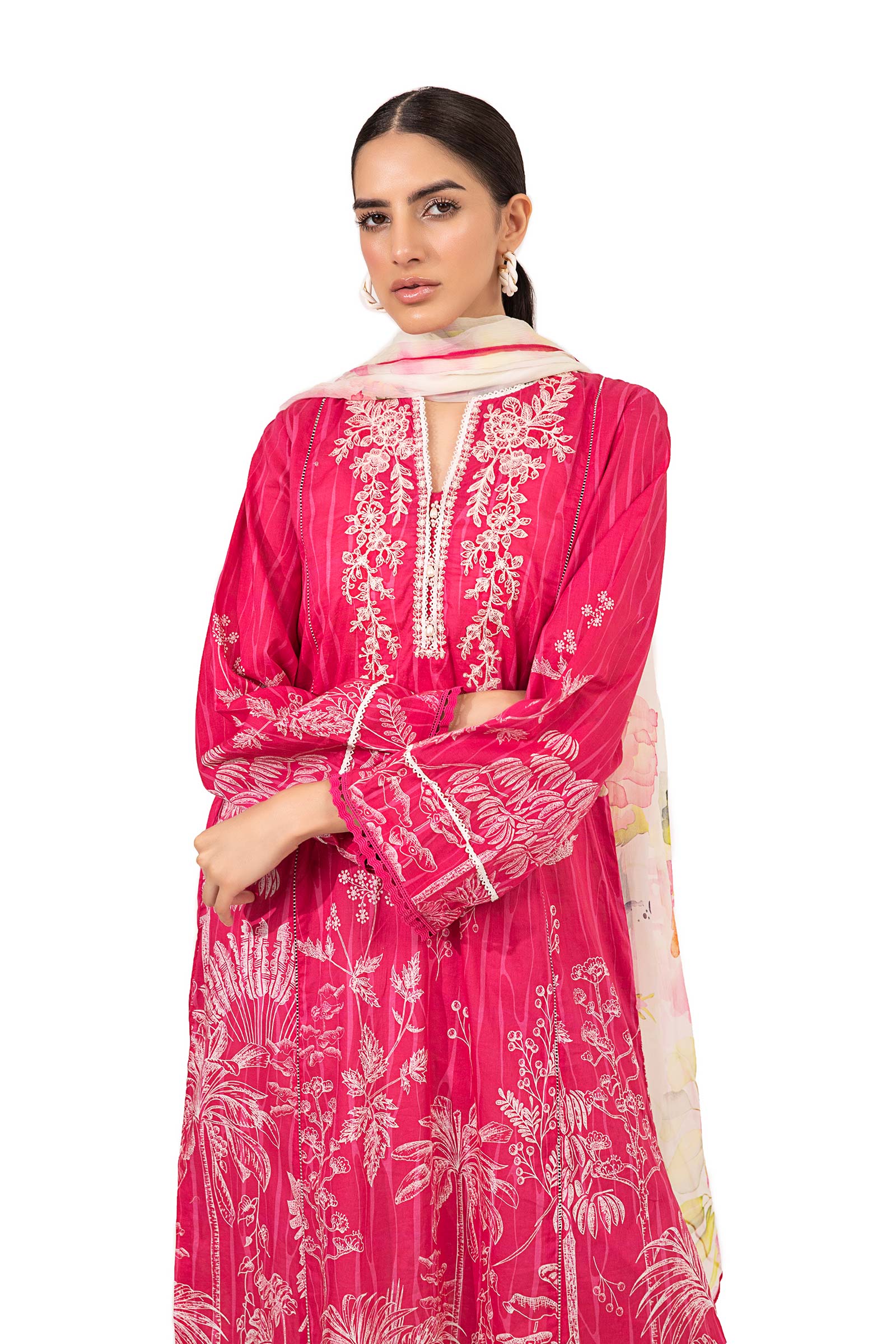Shirt Pink Printed BUTW22S012 - Image 3