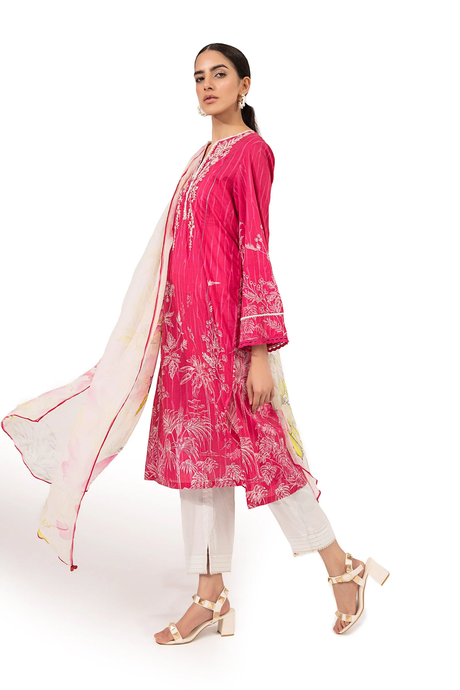 Shirt Pink Printed BUTW22S012 - Image 4