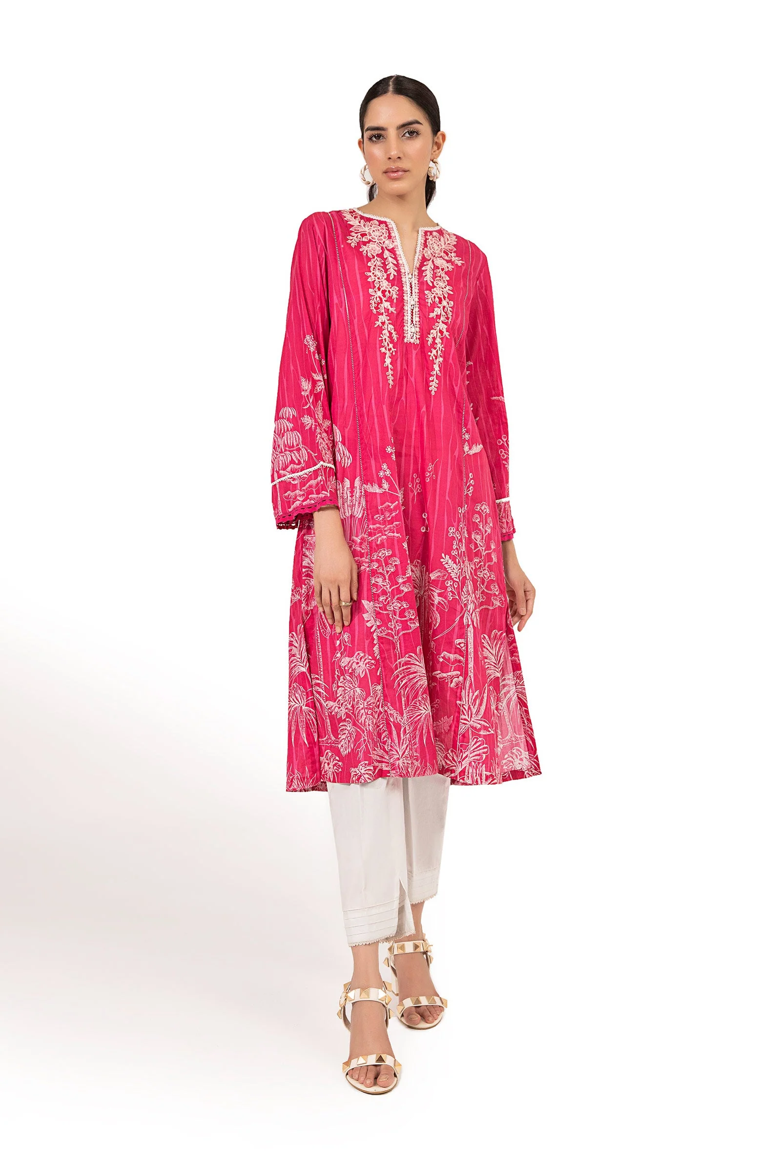 Shirt Pink Printed BUTW22S012 - Image 6