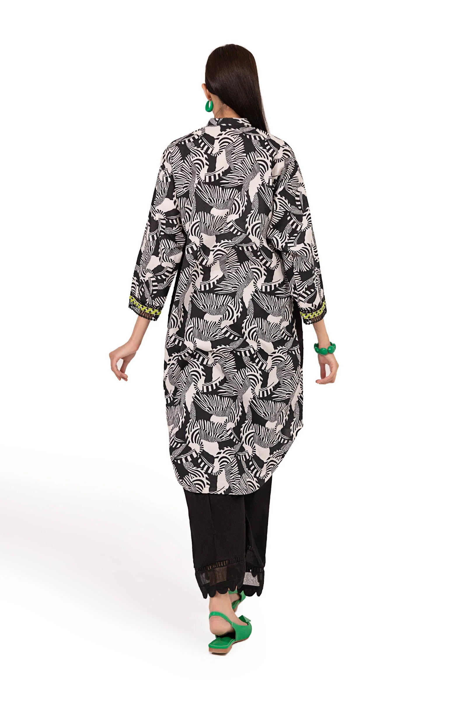 Shirt White Printed BUTW22S013 - Image 5