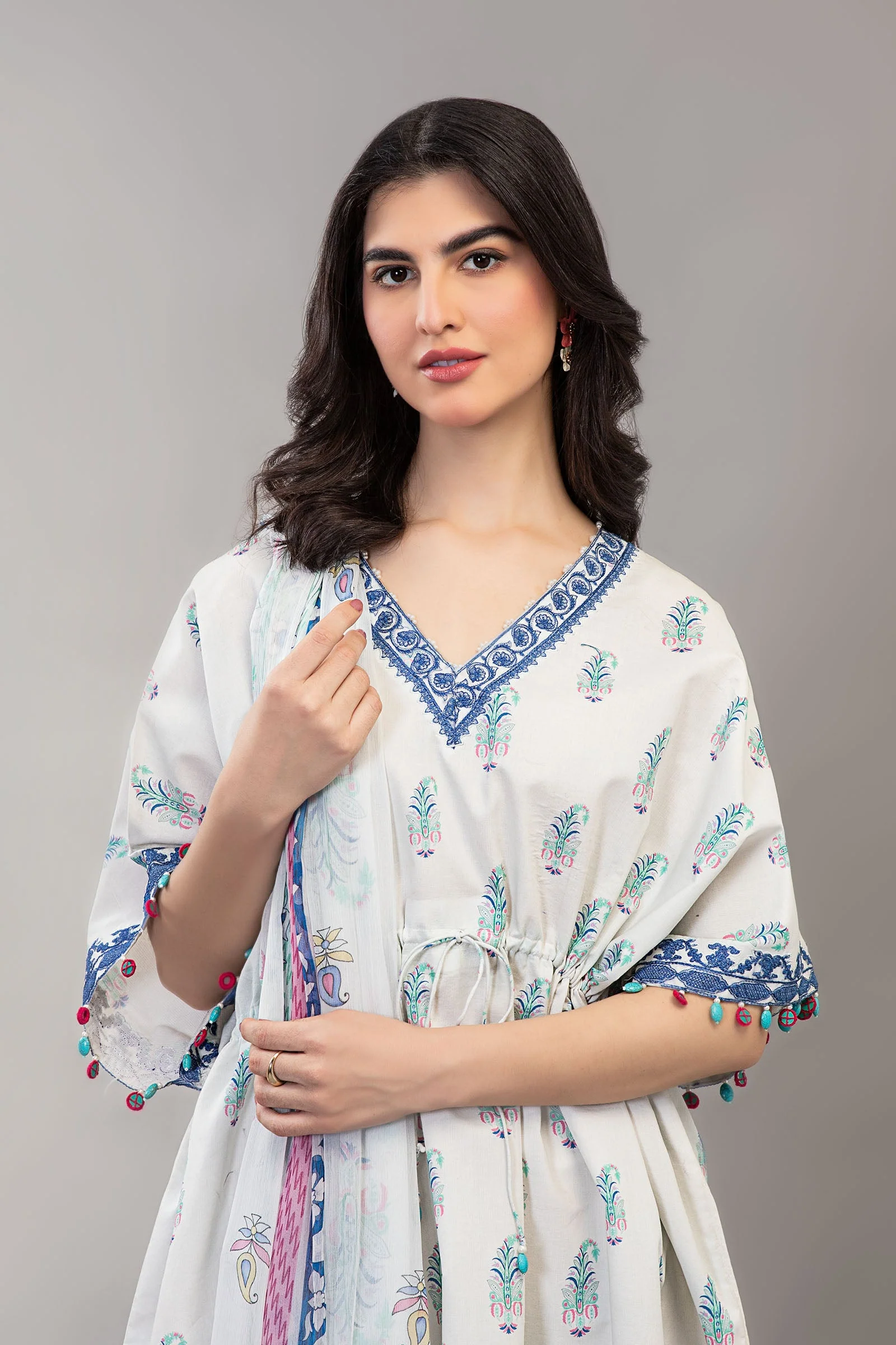 Suit White Printed BUTW22S016 - Image 2