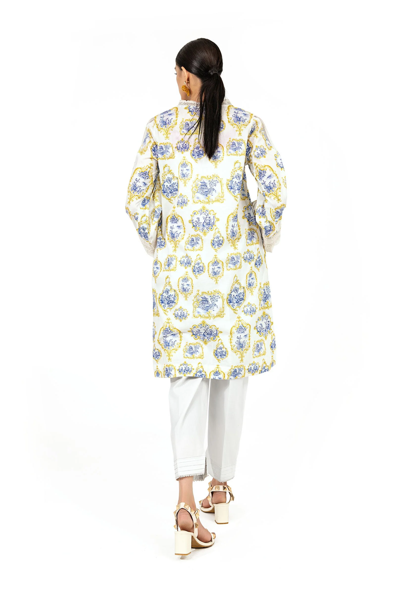 Shirt White Printed BUTW22S023 - Image 7