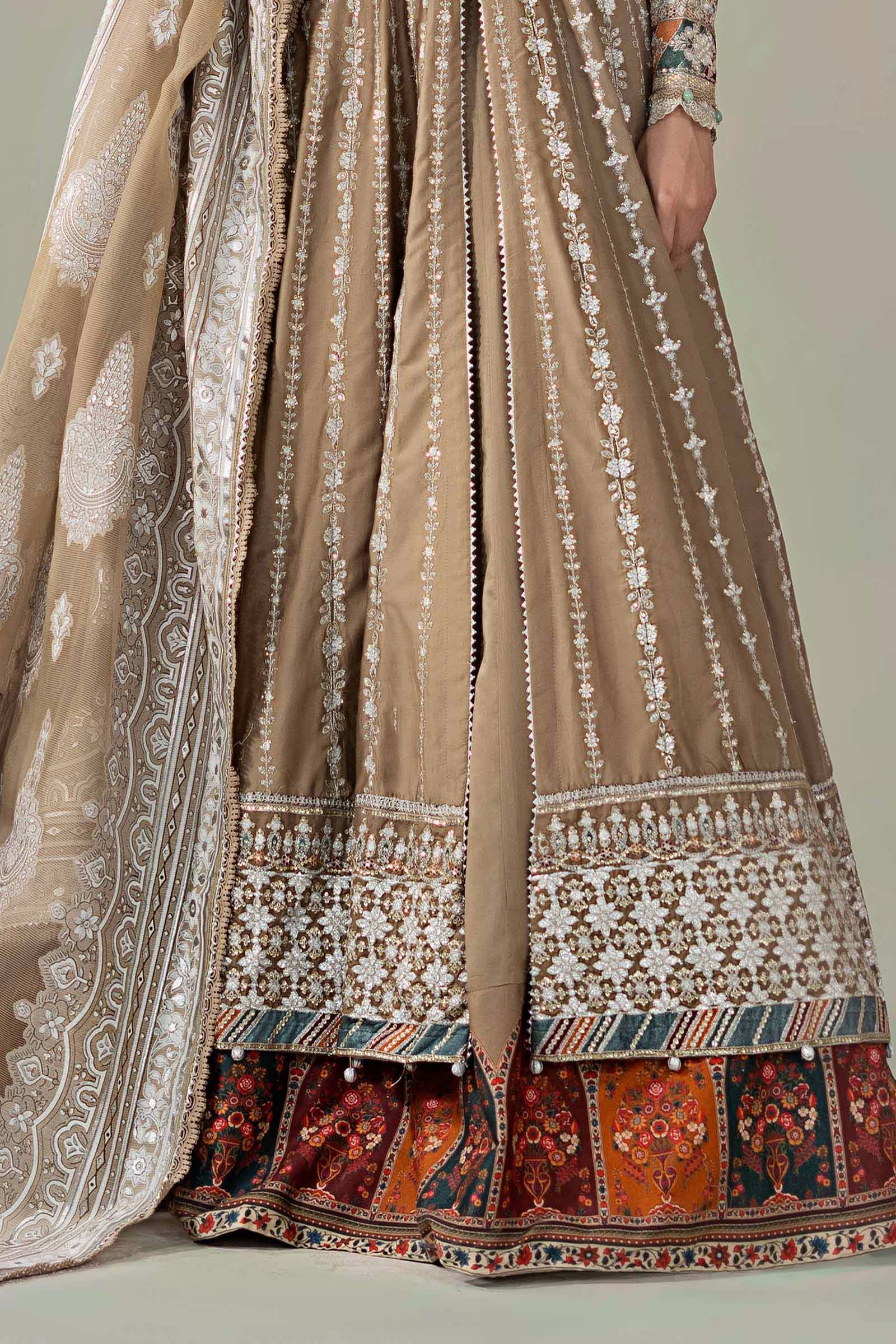 3 Piece Embroidered Cotton Satin Suit | CSS-810 - Image 5