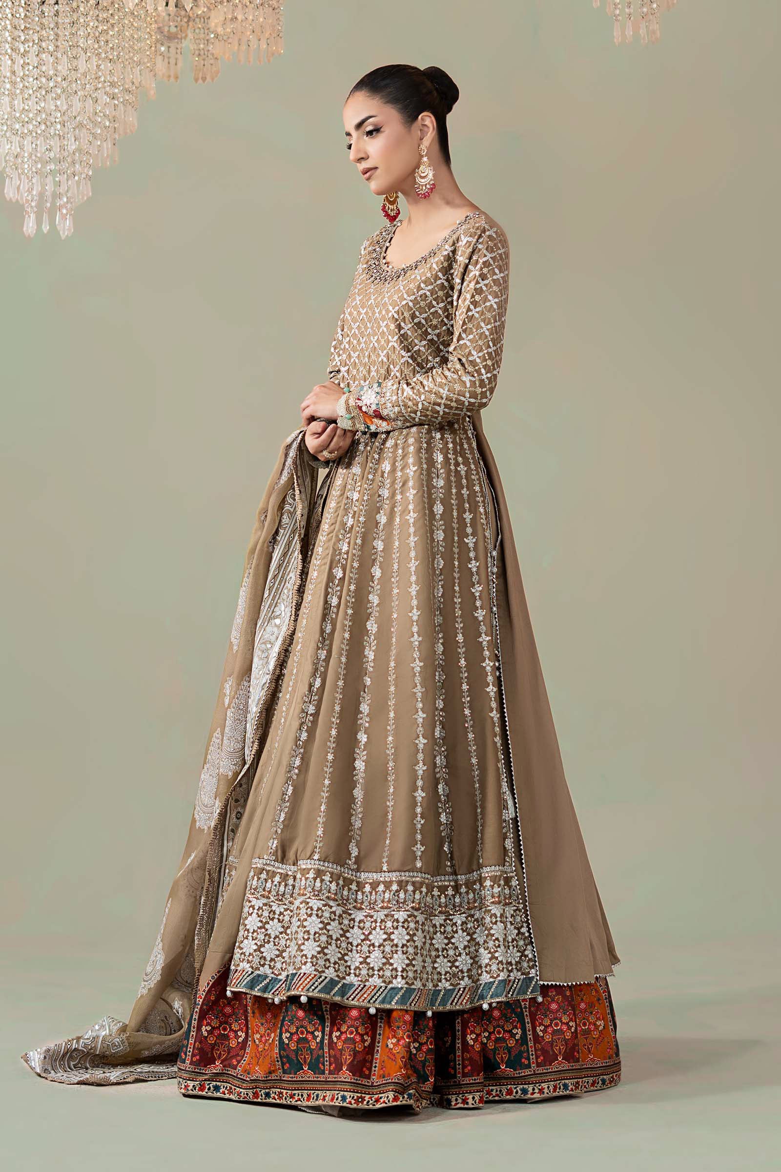 3 Piece Embroidered Cotton Satin Suit | CSS-810 - Image 7