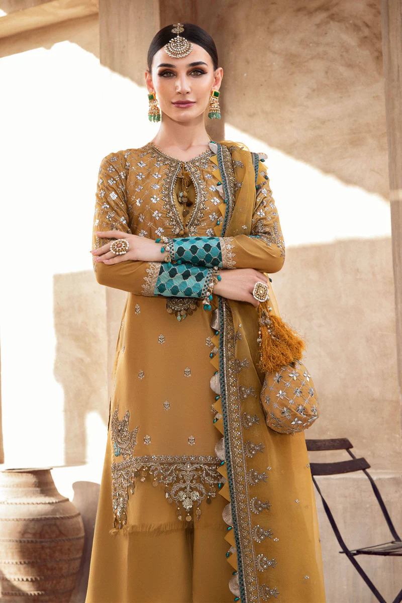 Unstitched Sateen CST-503-Mustard - Image 2