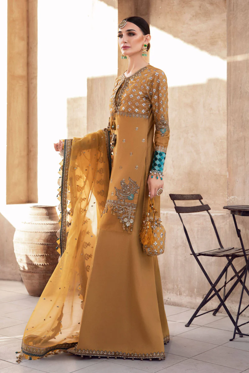 Unstitched Sateen CST-503-Mustard - Image 4