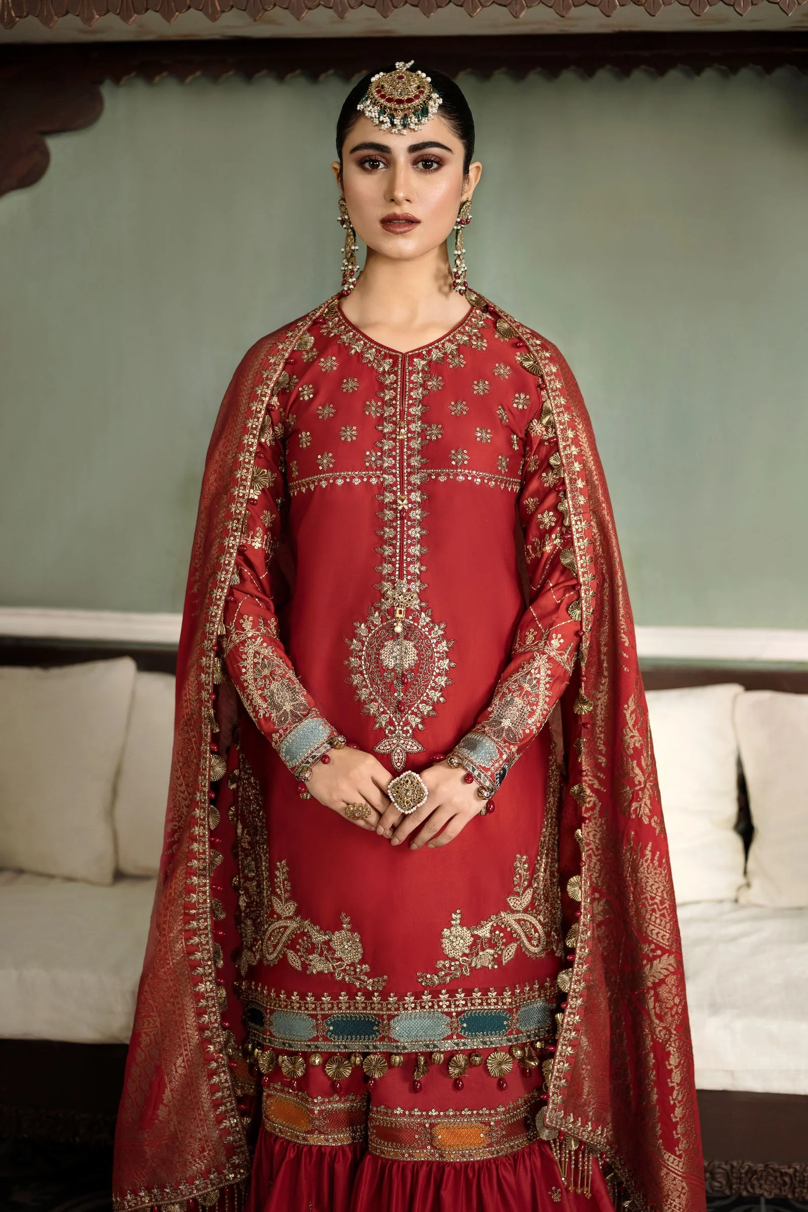 Unstitched Sateen - Ruby Red CST-602 - Image 2