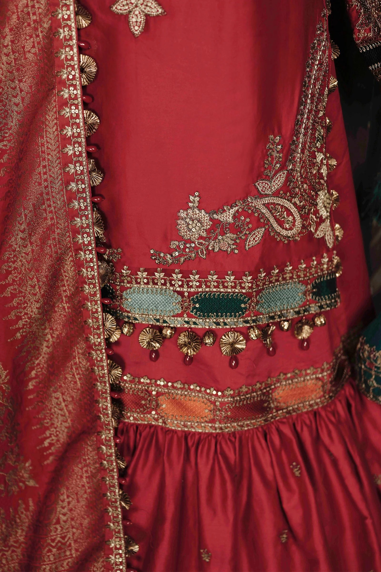 Unstitched Sateen - Ruby Red CST-602 - Image 5