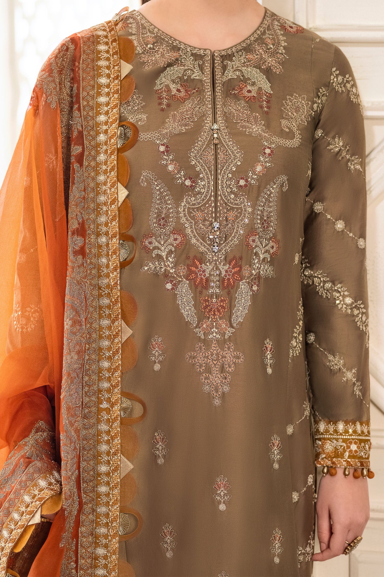 Unstitched Sateen - Rust Coffee CST-603 - Image 7