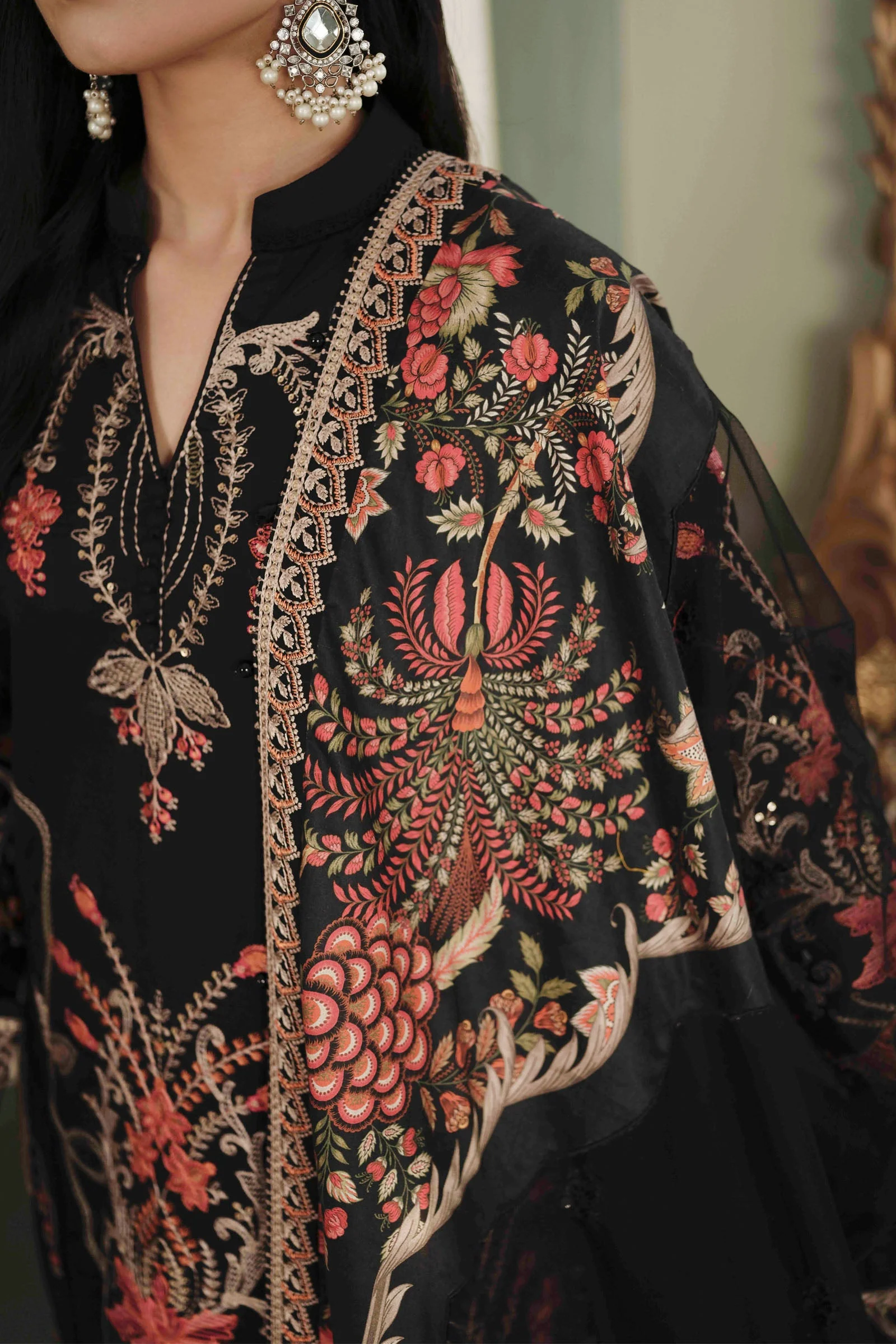 Unstitched Sateen - Black CST-605 - Image 10