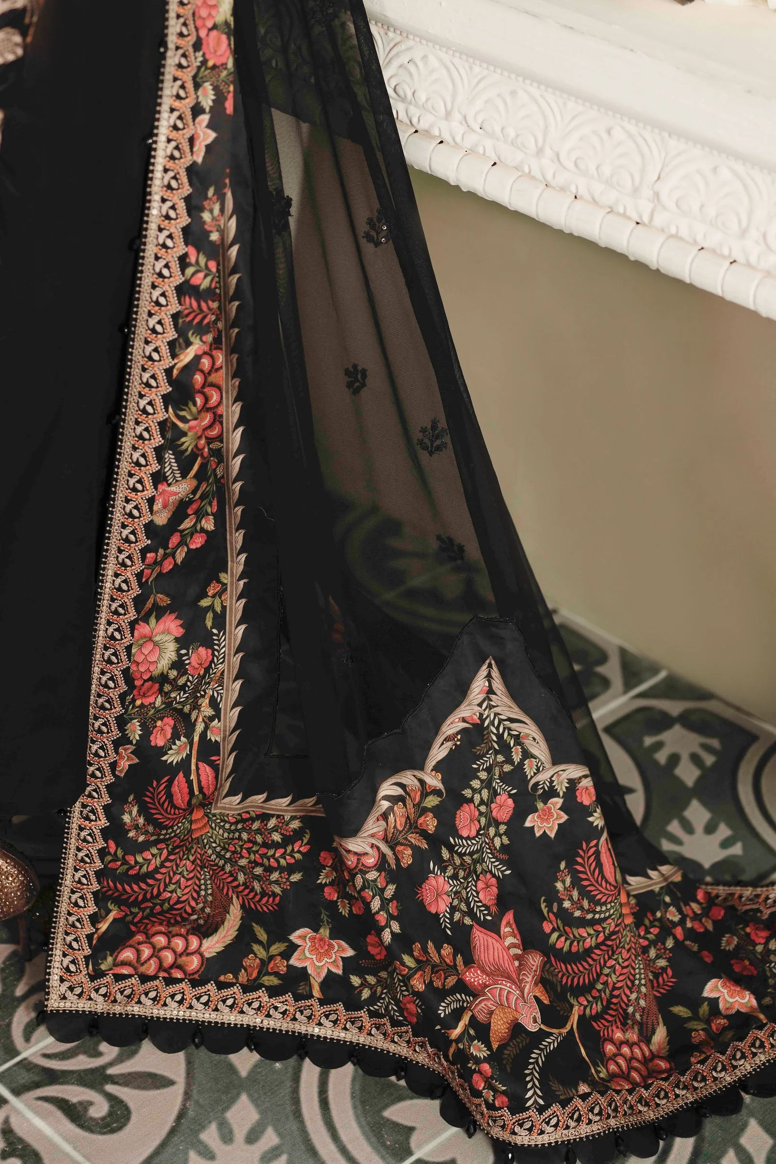 Unstitched Sateen - Black CST-605 - Image 11